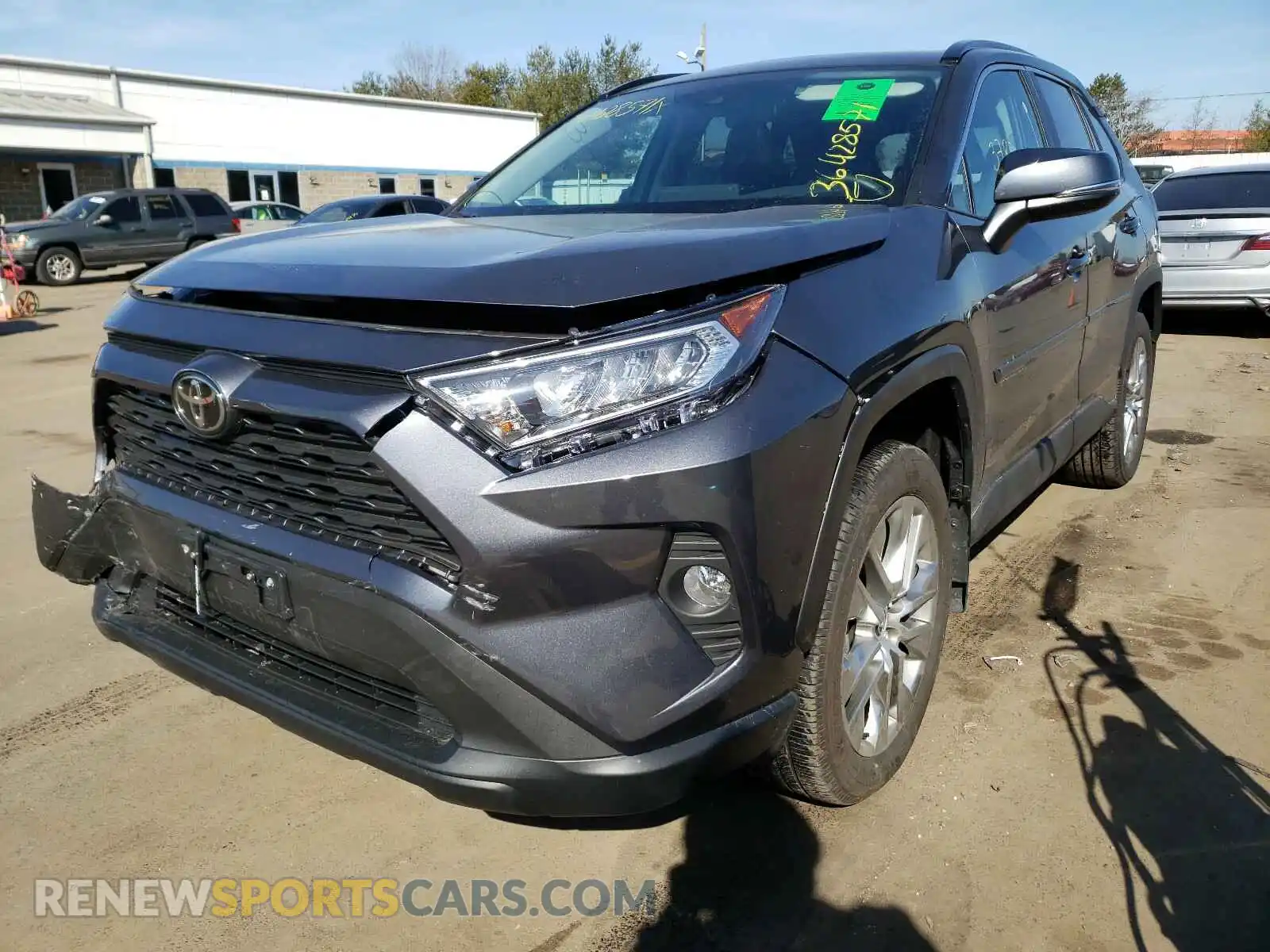 2 Photograph of a damaged car 2T3A1RFV4LW135247 TOYOTA RAV4 2020