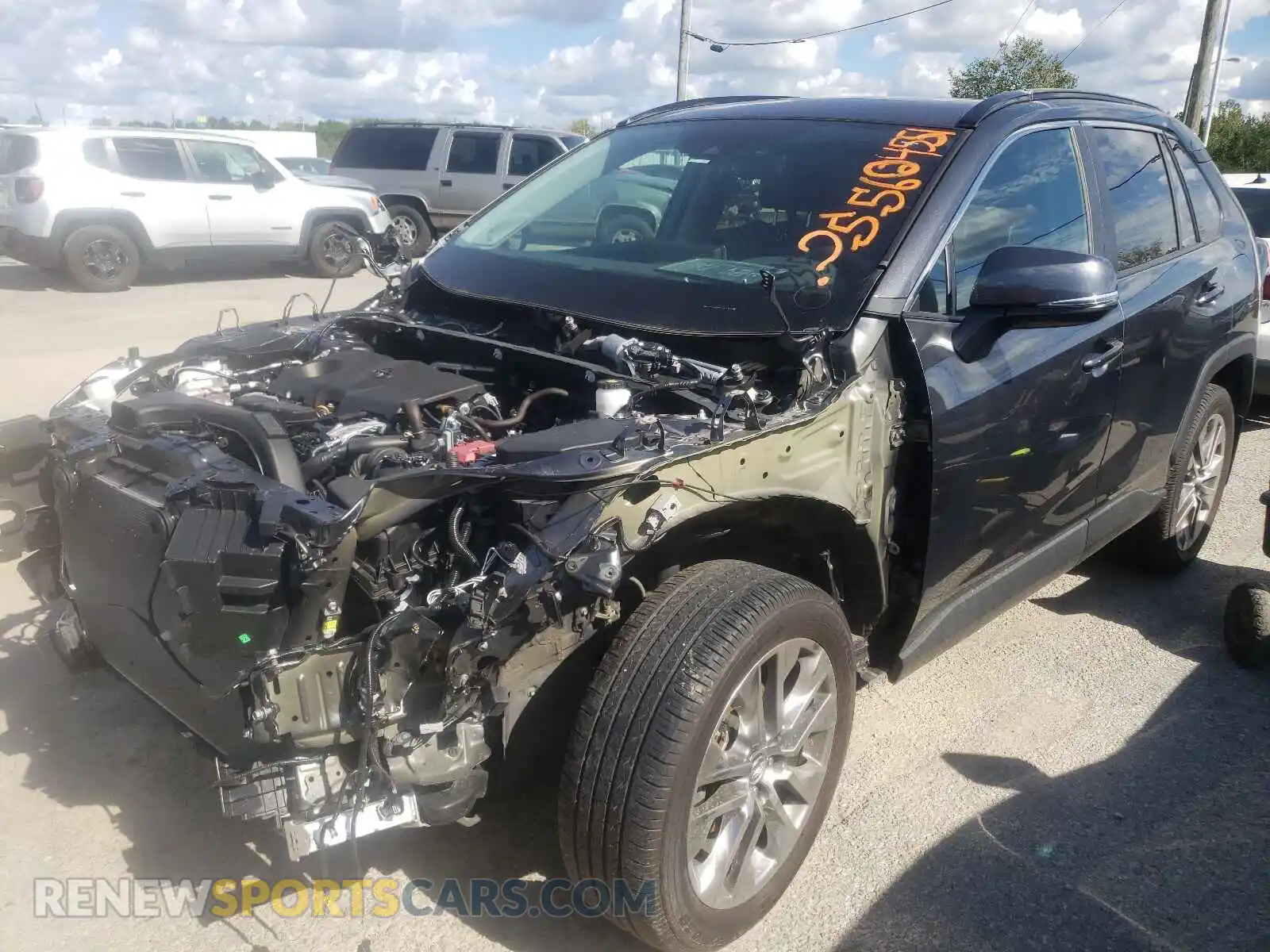 2 Photograph of a damaged car 2T3A1RFV6LC077952 TOYOTA RAV4 2020