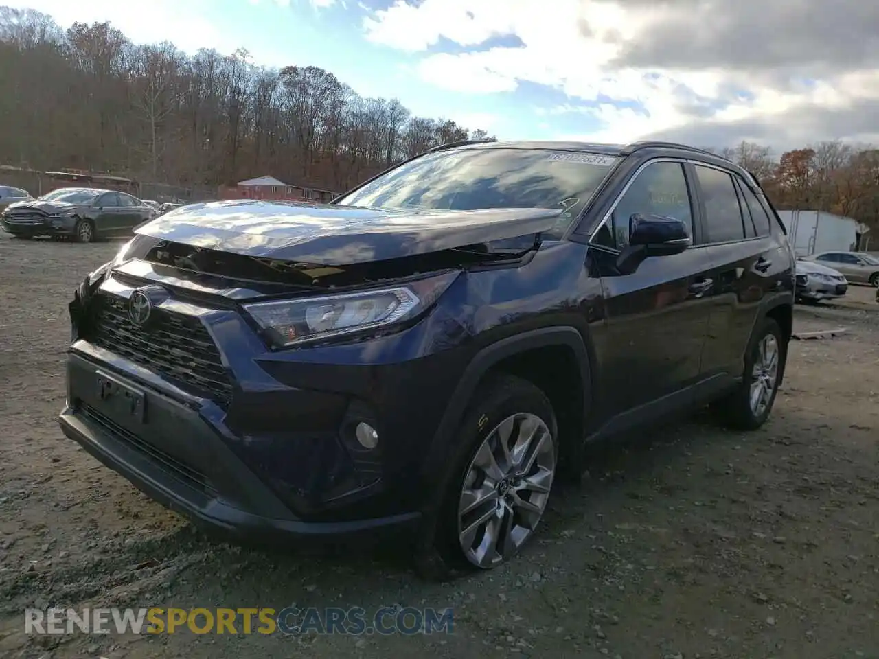 2 Photograph of a damaged car 2T3A1RFV8LC128187 TOYOTA RAV4 2020