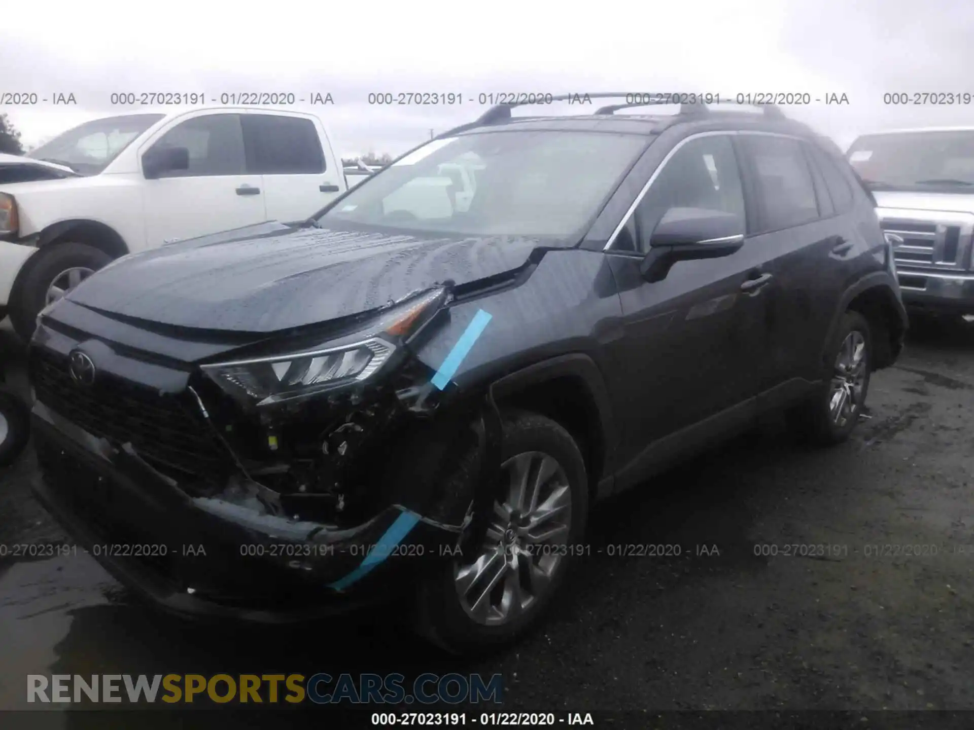 2 Photograph of a damaged car 2T3A1RFV9LC064645 TOYOTA RAV4 2020