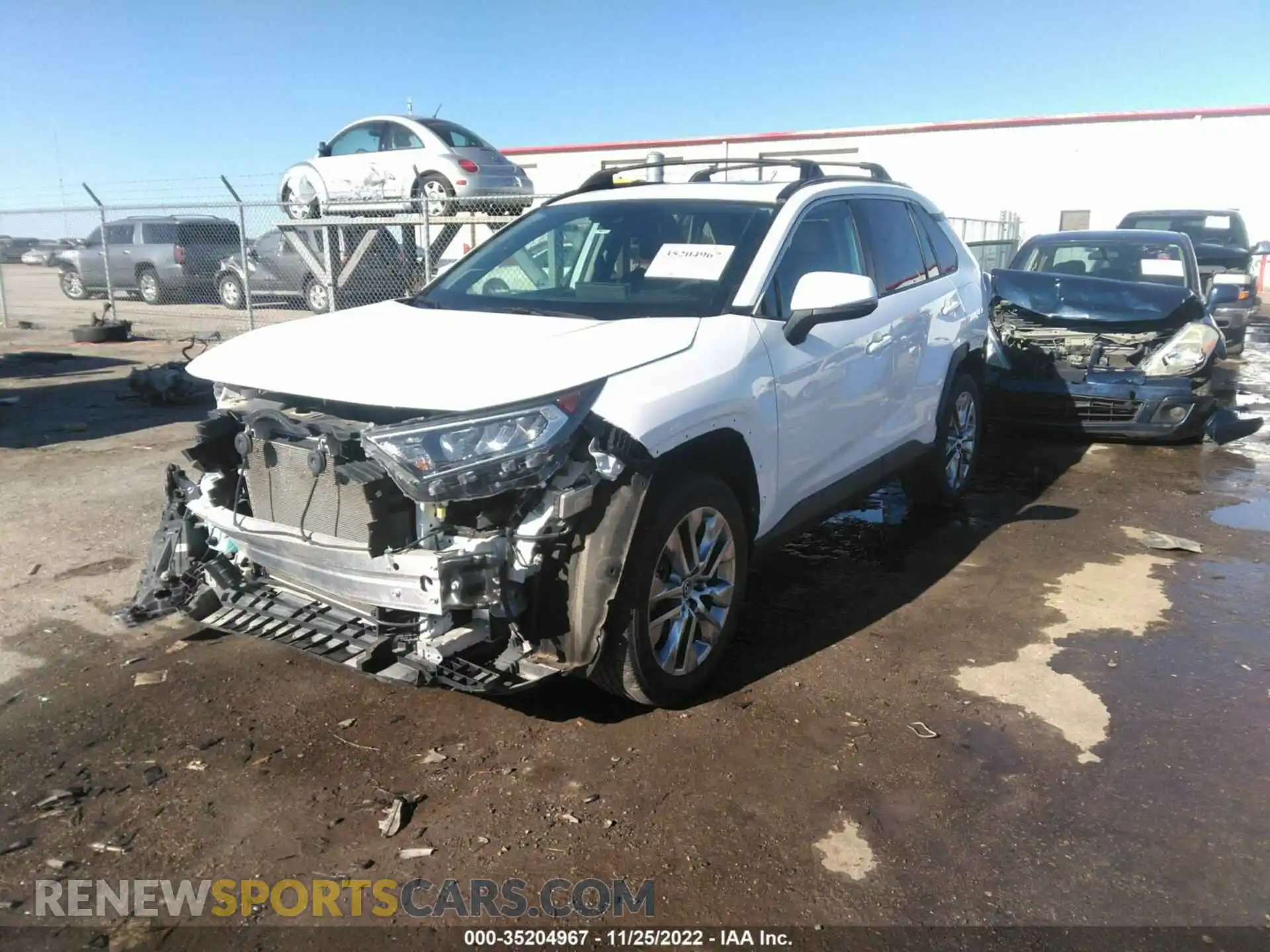 2 Photograph of a damaged car 2T3A1RFV9LC065794 TOYOTA RAV4 2020