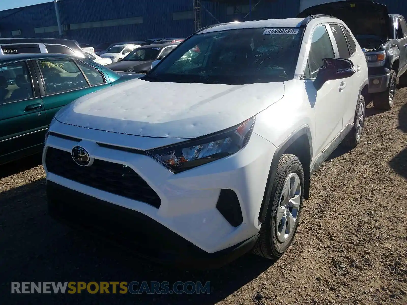 2 Photograph of a damaged car 2T3B1RFV2LC097958 TOYOTA RAV4 2020