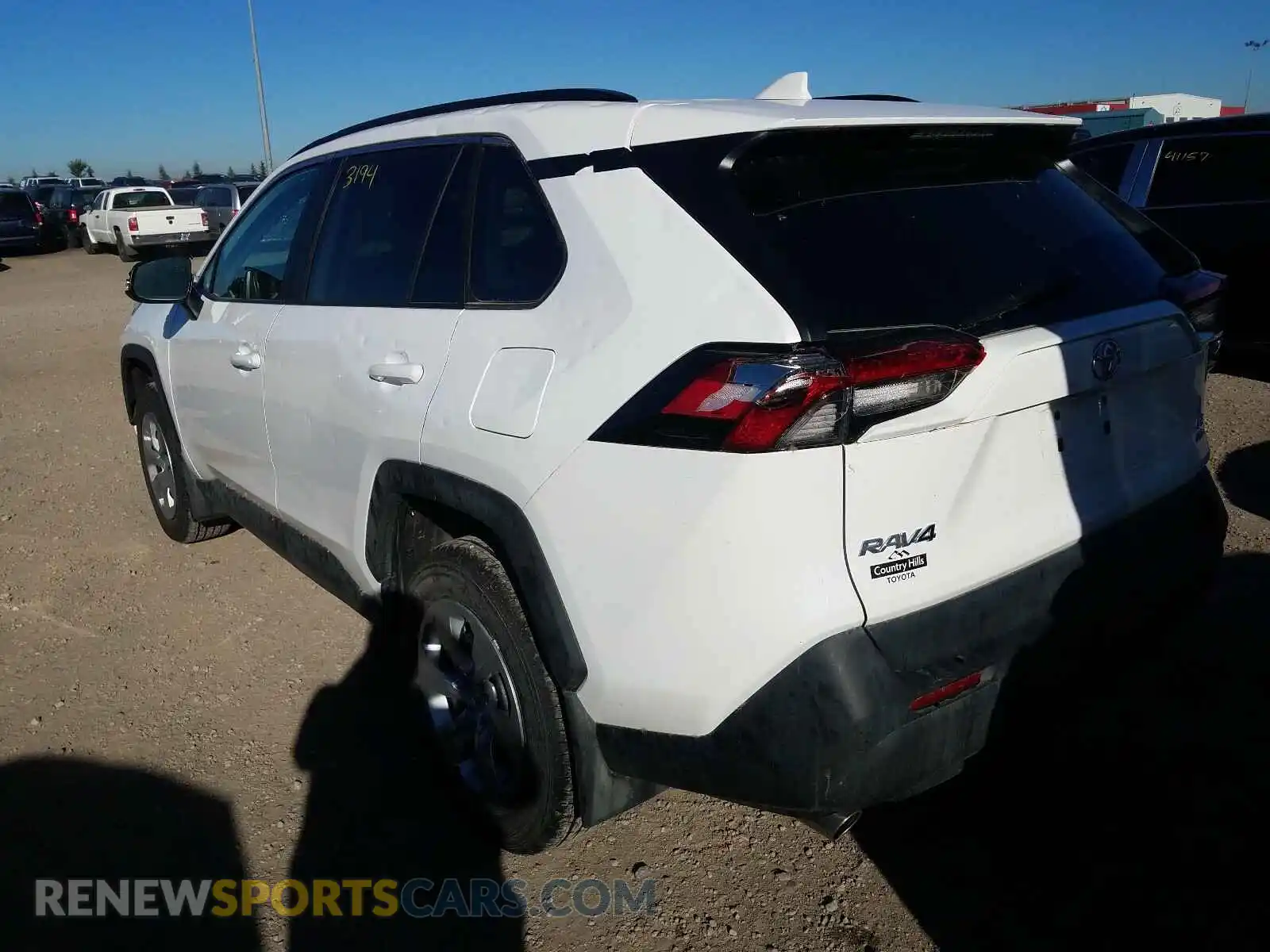 3 Photograph of a damaged car 2T3B1RFV2LC097958 TOYOTA RAV4 2020
