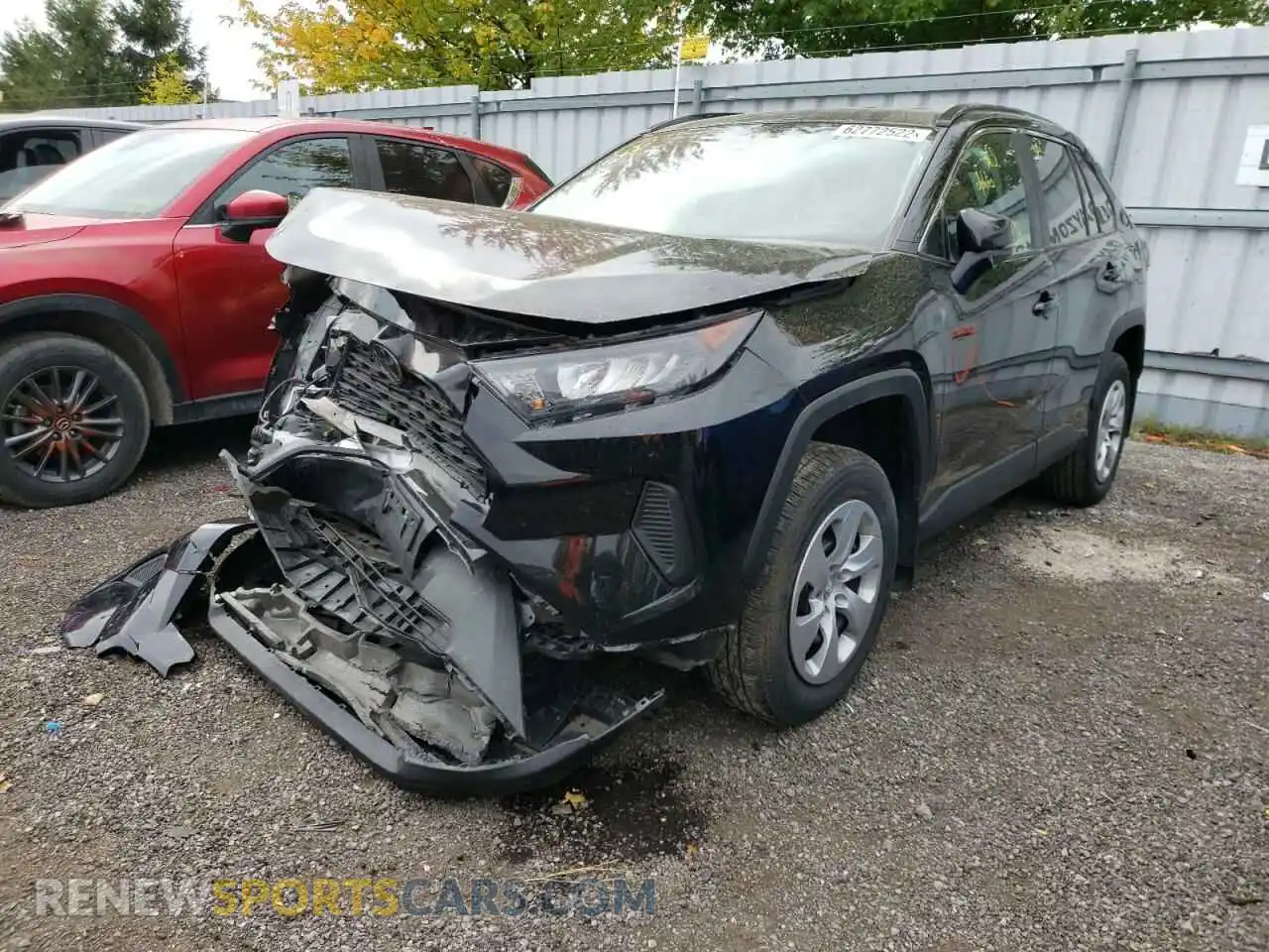 2 Photograph of a damaged car 2T3B1RFV2LC125869 TOYOTA RAV4 2020