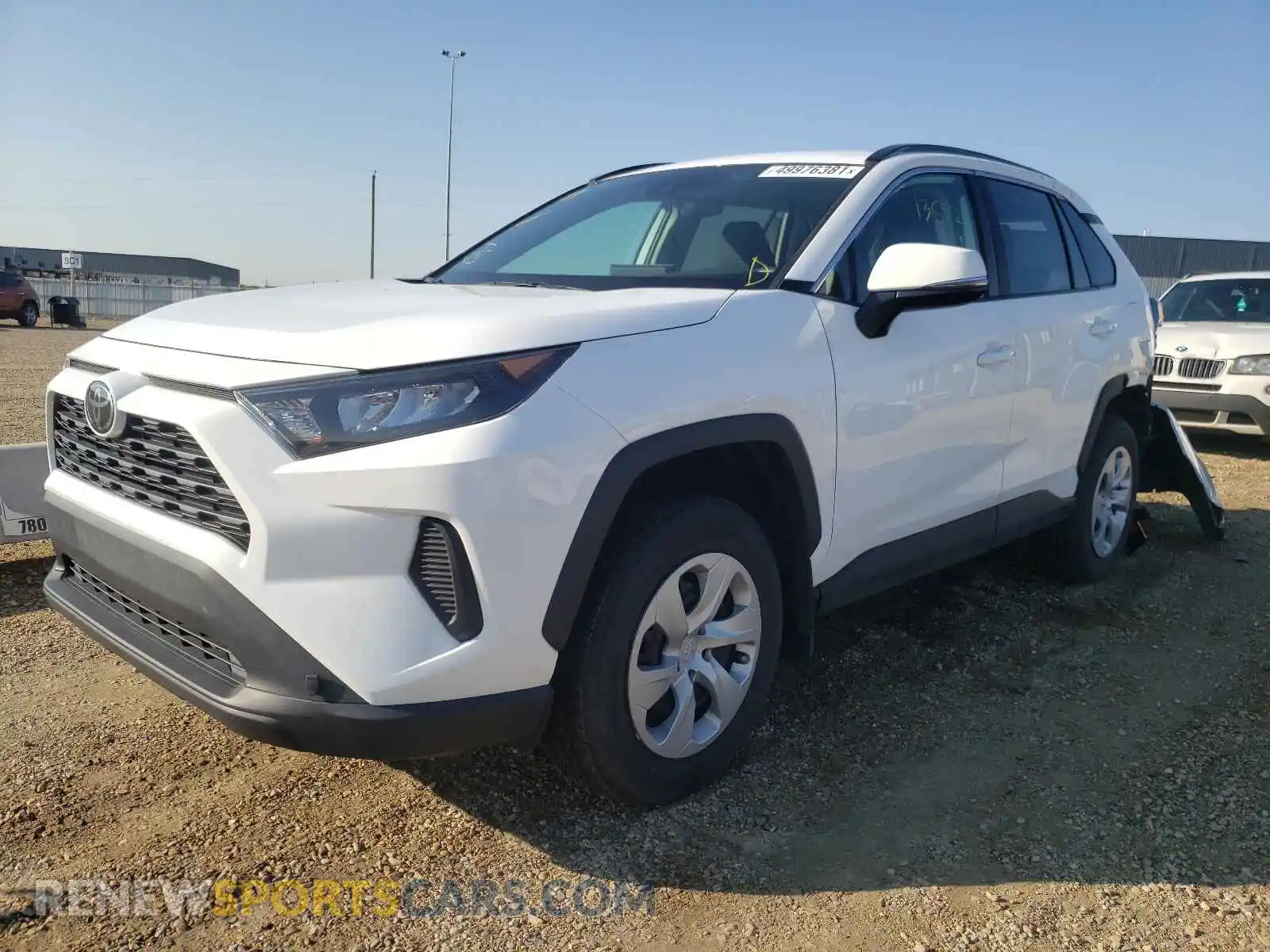 2 Photograph of a damaged car 2T3B1RFV3LC122544 TOYOTA RAV4 2020