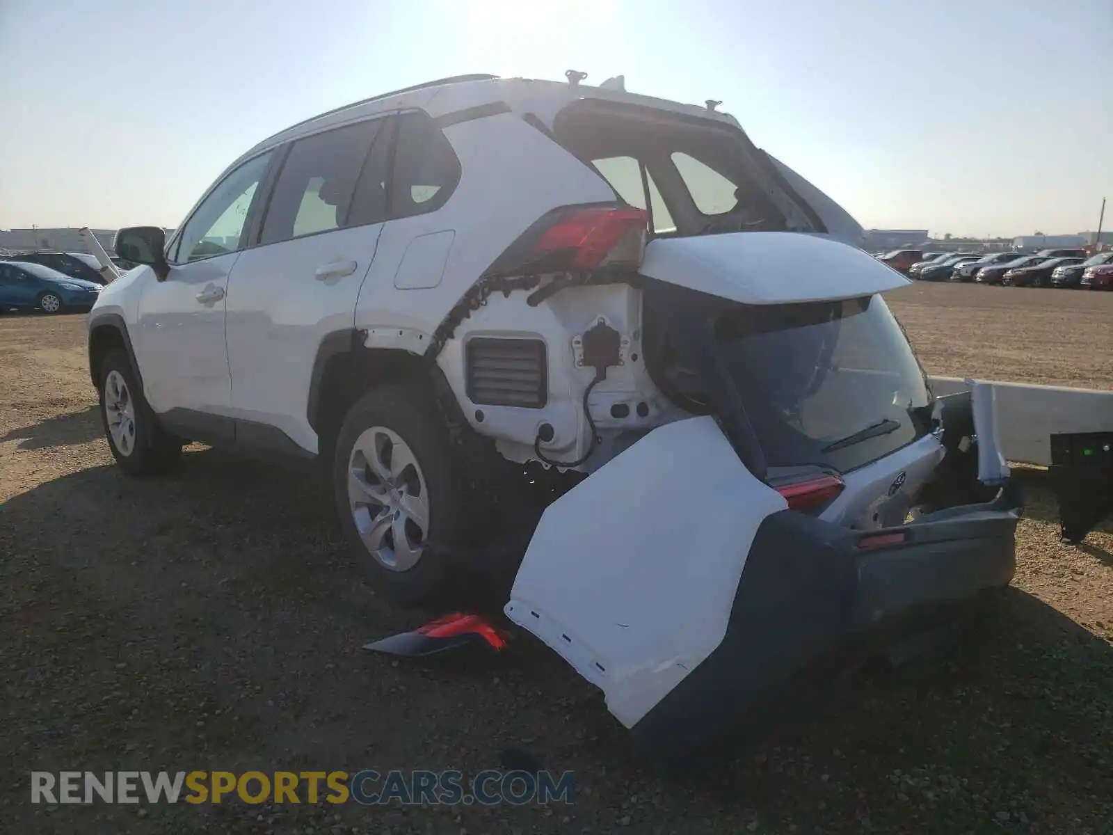 3 Photograph of a damaged car 2T3B1RFV3LC122544 TOYOTA RAV4 2020