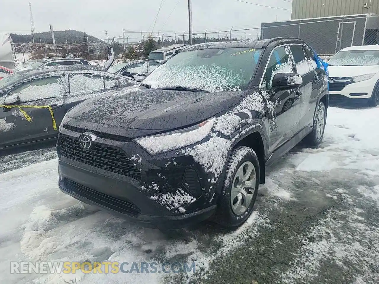1 Photograph of a damaged car 2T3B1RFV7LW089451 TOYOTA RAV4 2020