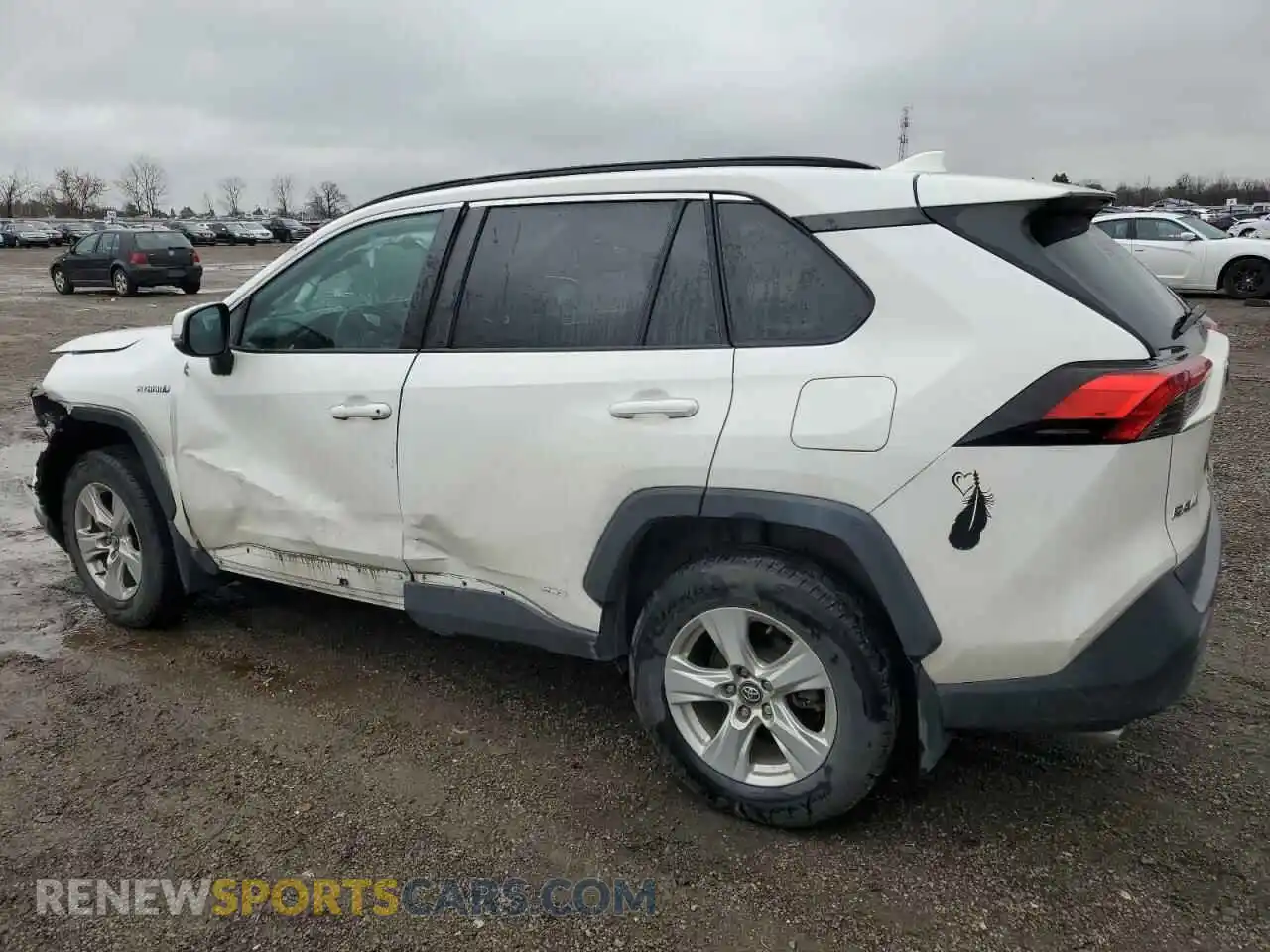 2 Photograph of a damaged car 2T3BWRFV5LW049855 TOYOTA RAV4 2020