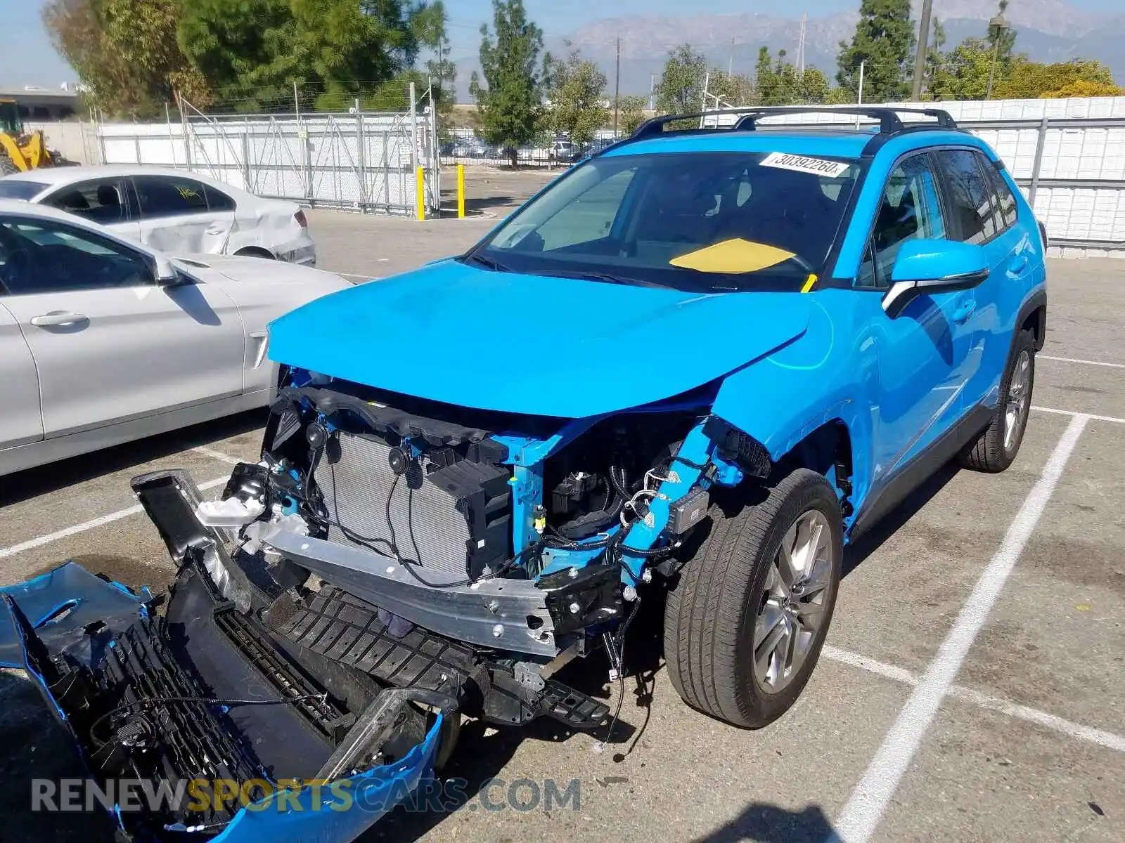 2 Photograph of a damaged car 2T3C1RFV0LW057946 TOYOTA RAV4 2020