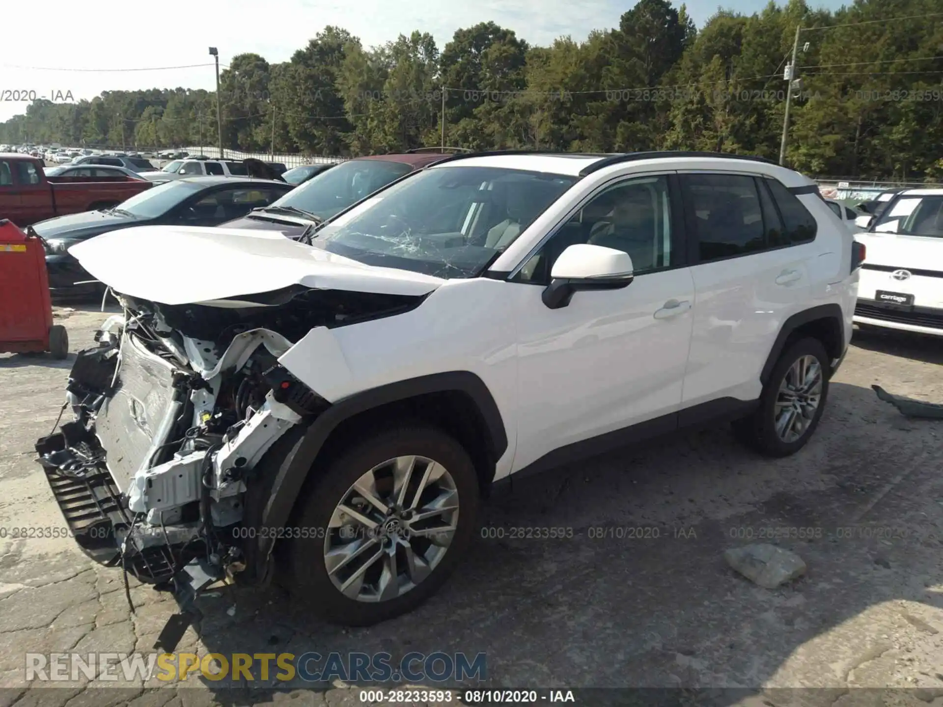 2 Photograph of a damaged car 2T3C1RFV1LC042762 TOYOTA RAV4 2020