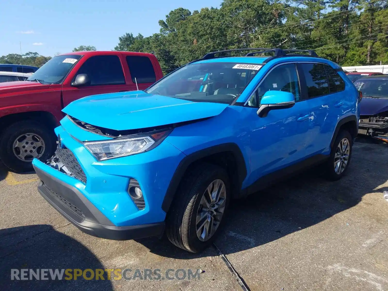 2 Photograph of a damaged car 2T3C1RFV1LW071676 TOYOTA RAV4 2020