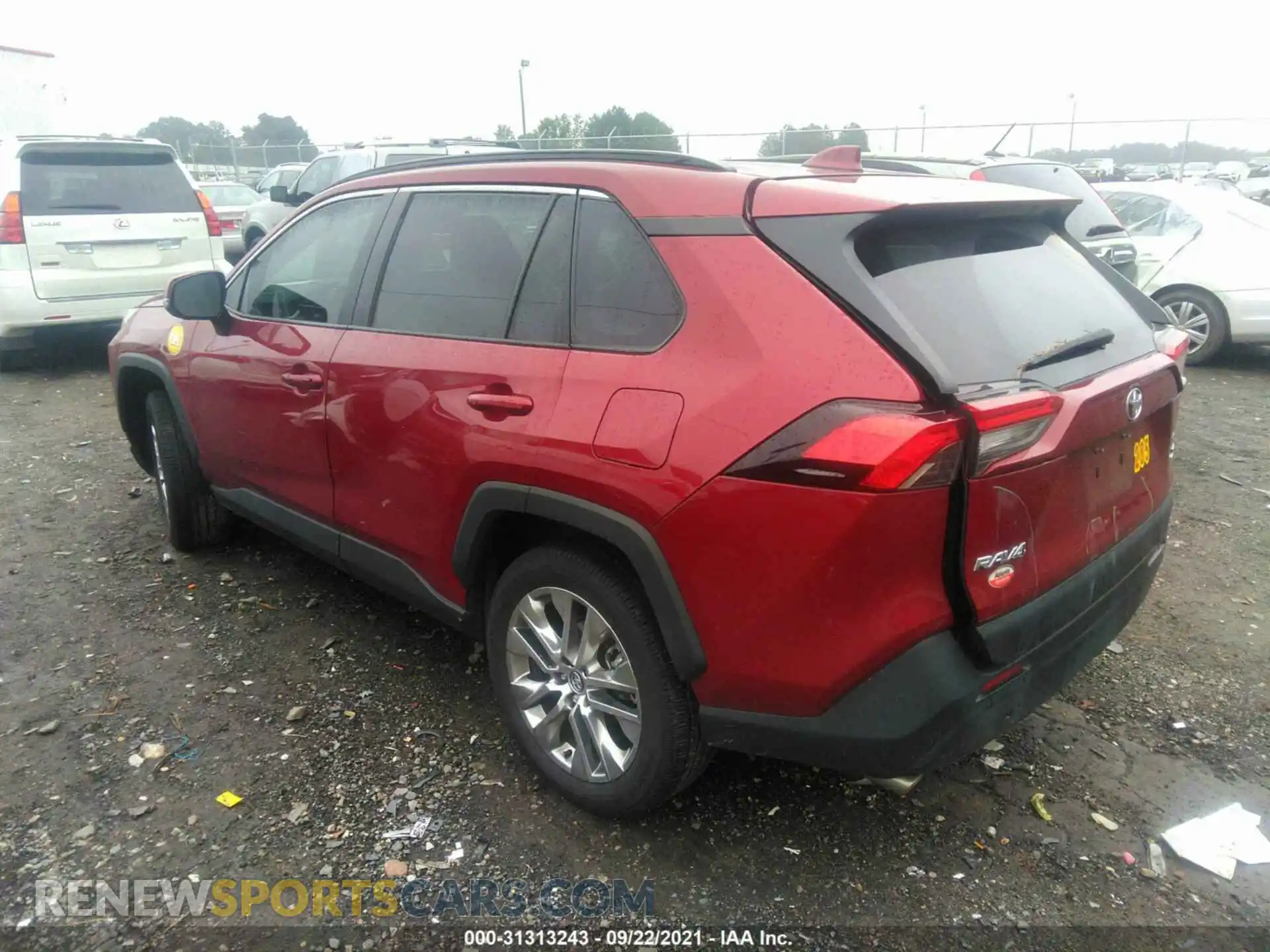 3 Photograph of a damaged car 2T3C1RFV3LC058445 TOYOTA RAV4 2020