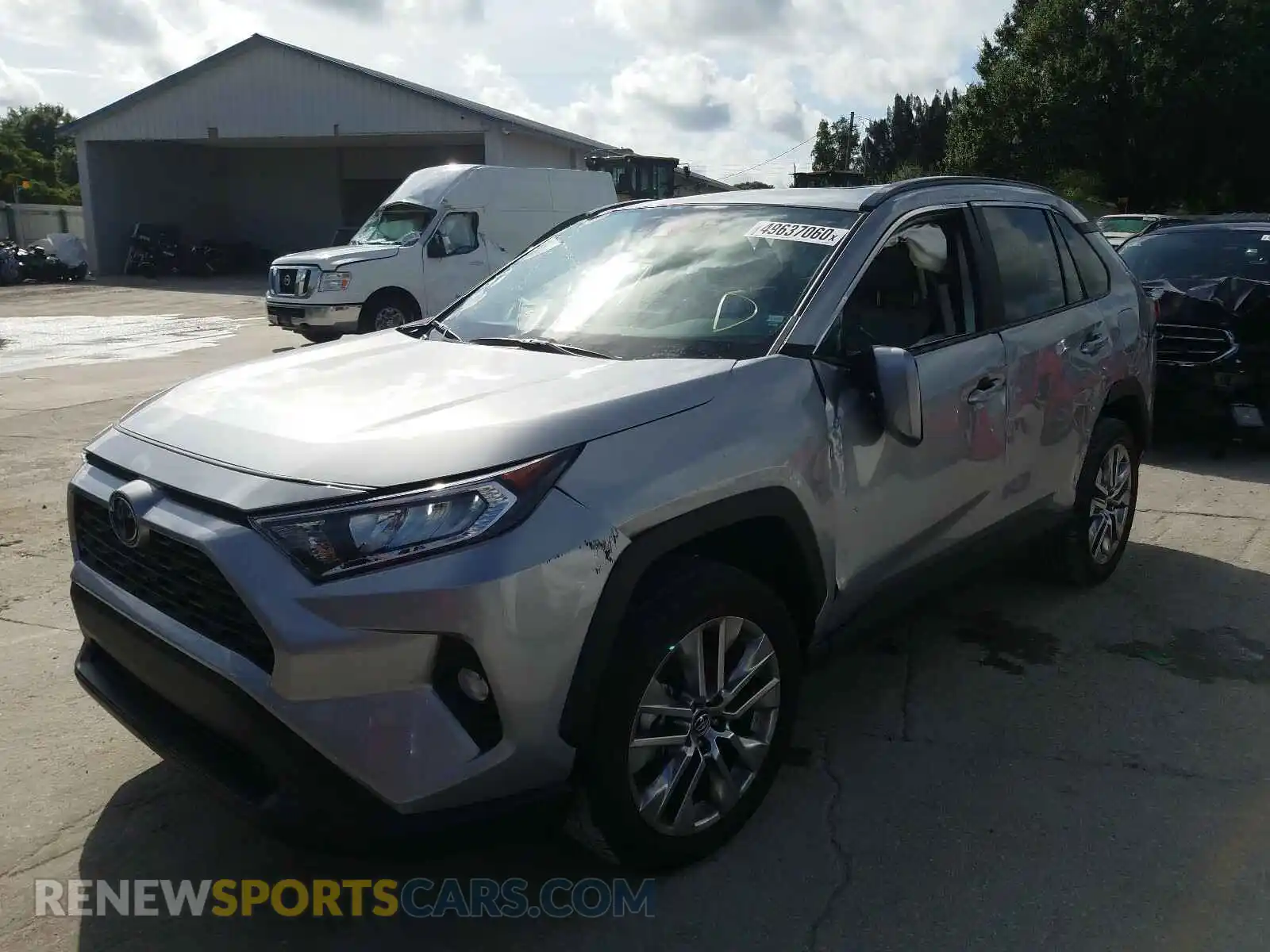 2 Photograph of a damaged car 2T3C1RFV3LC060356 TOYOTA RAV4 2020