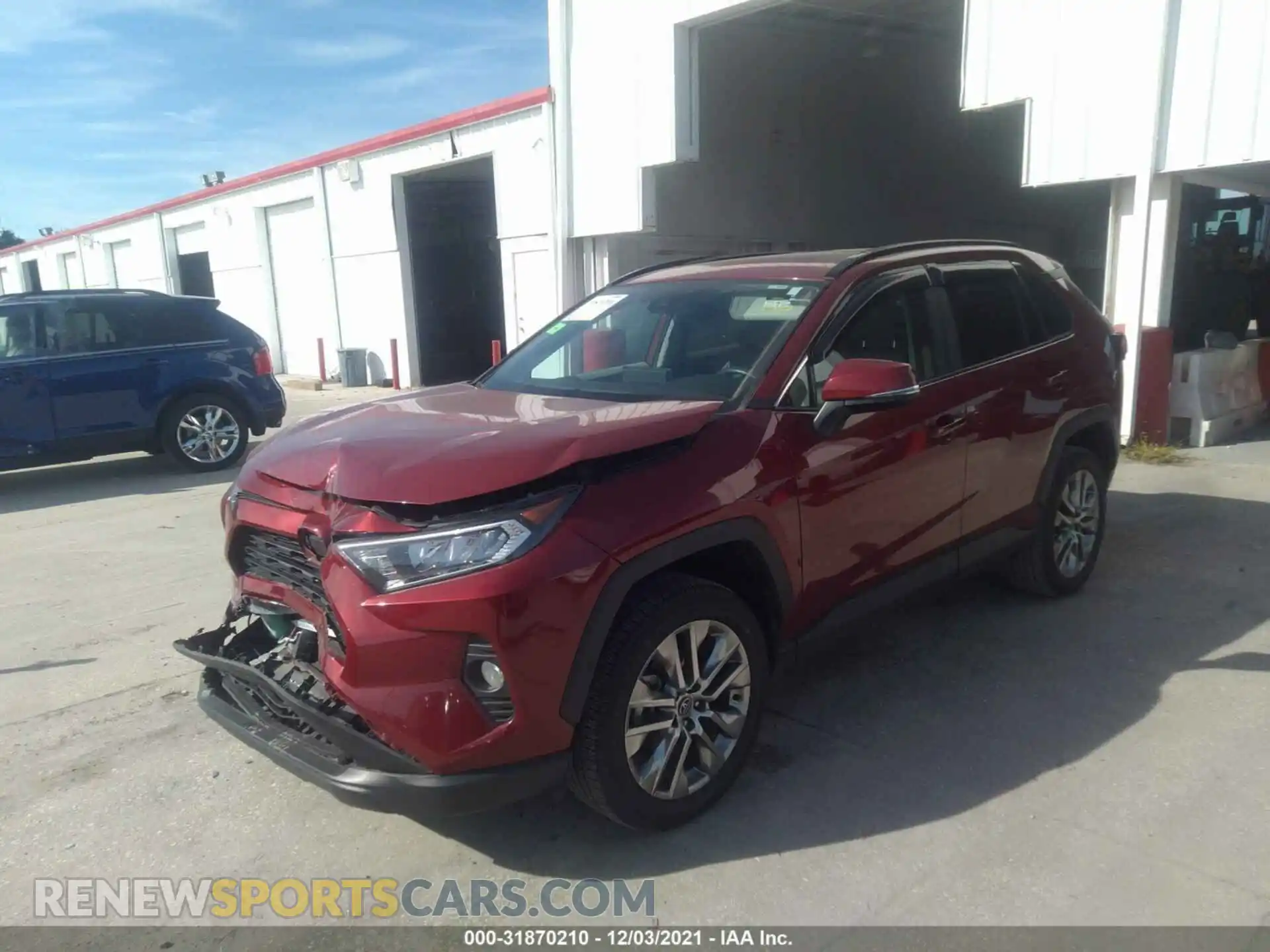 2 fotografías del automóvil dañado 2T3C1RFV3LC082678 TOYOTA RAV4 2020