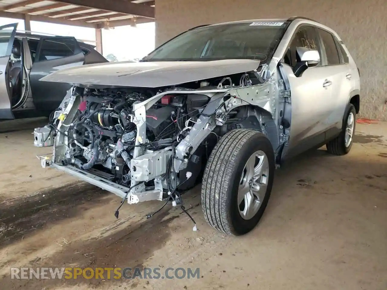 2 Photograph of a damaged car 2T3C1RFV5LC054199 TOYOTA RAV4 2020