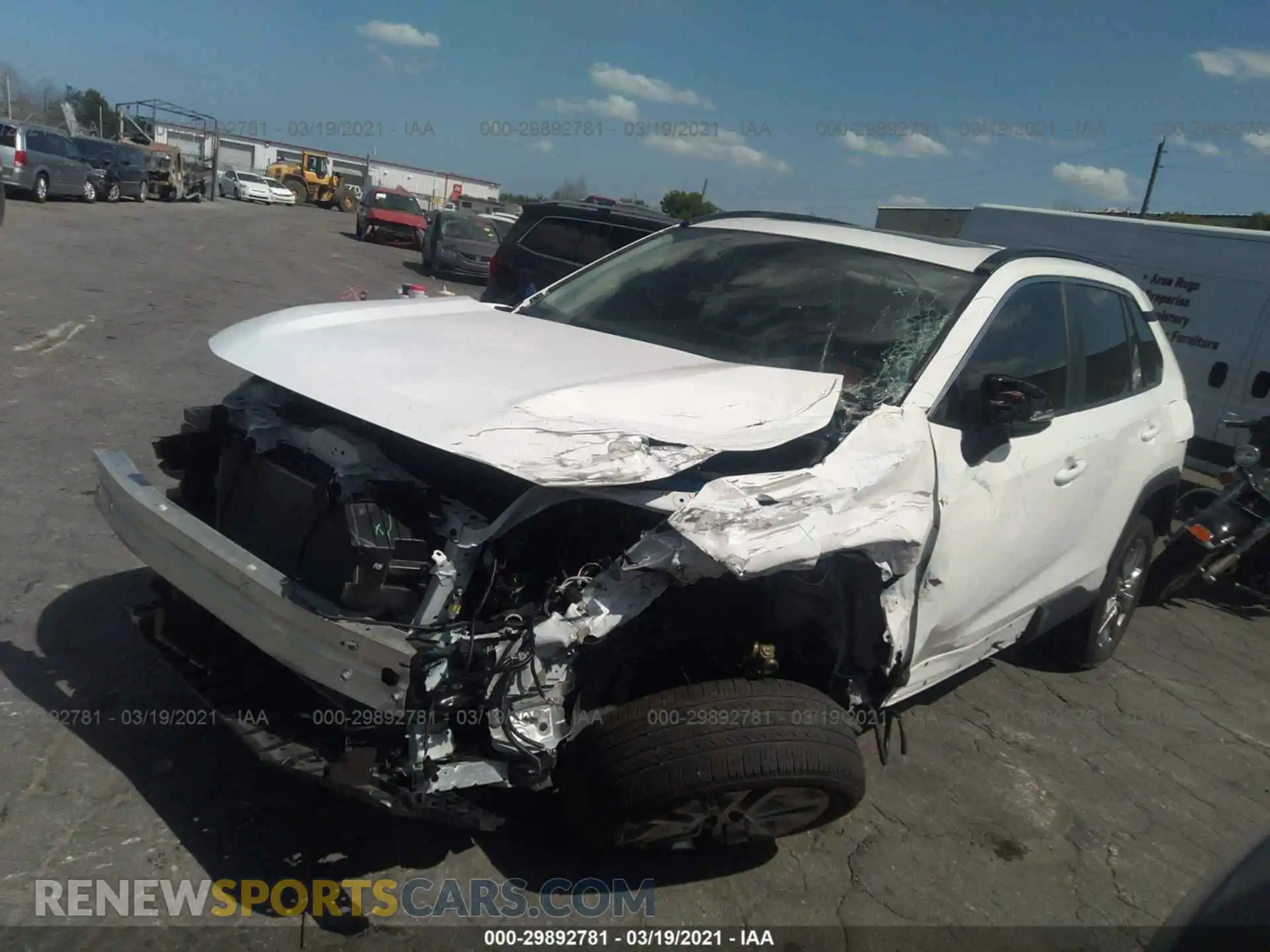 2 Photograph of a damaged car 2T3C1RFV6LC042370 TOYOTA RAV4 2020