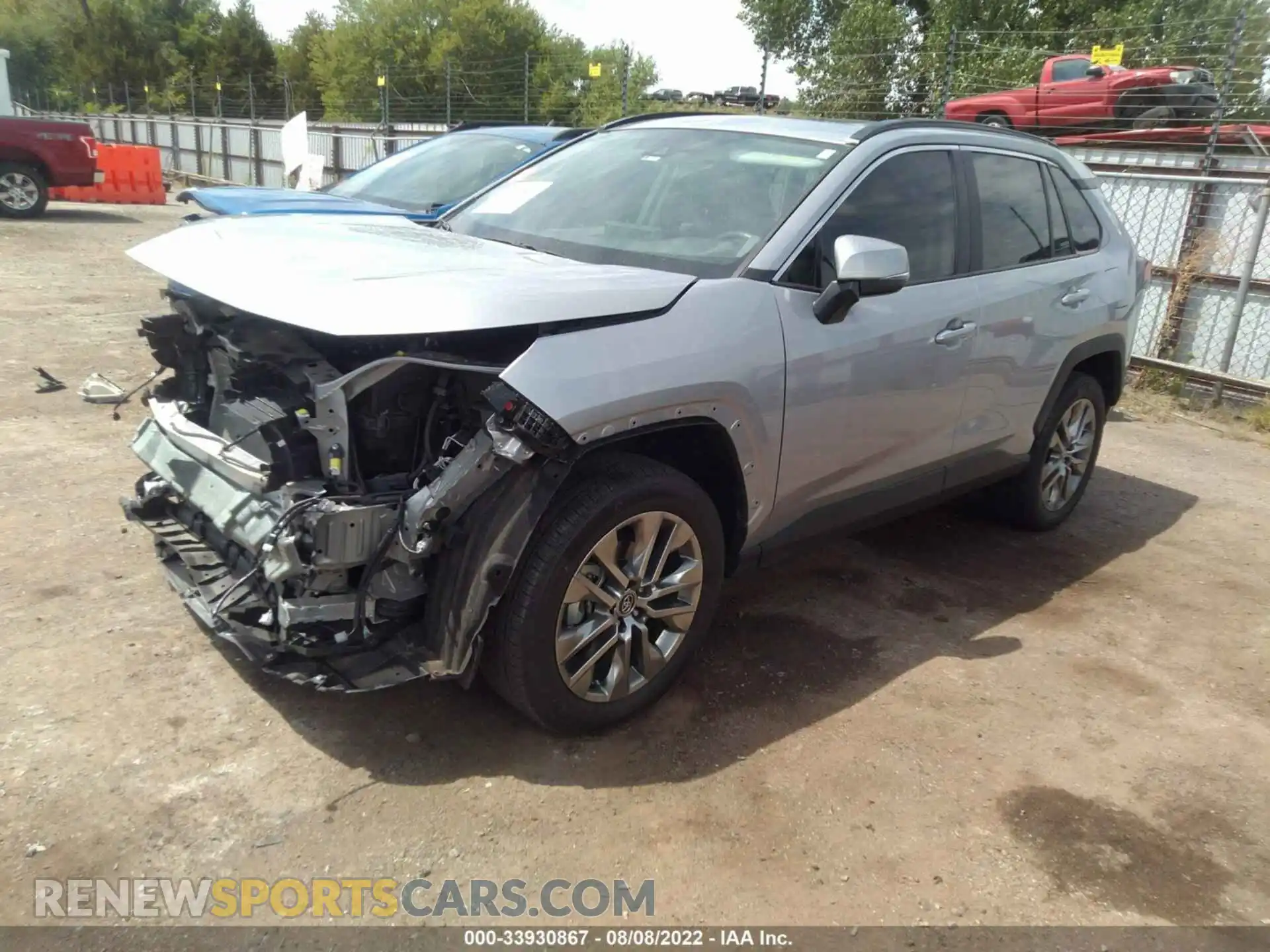 2 Photograph of a damaged car 2T3C1RFV6LW071012 TOYOTA RAV4 2020
