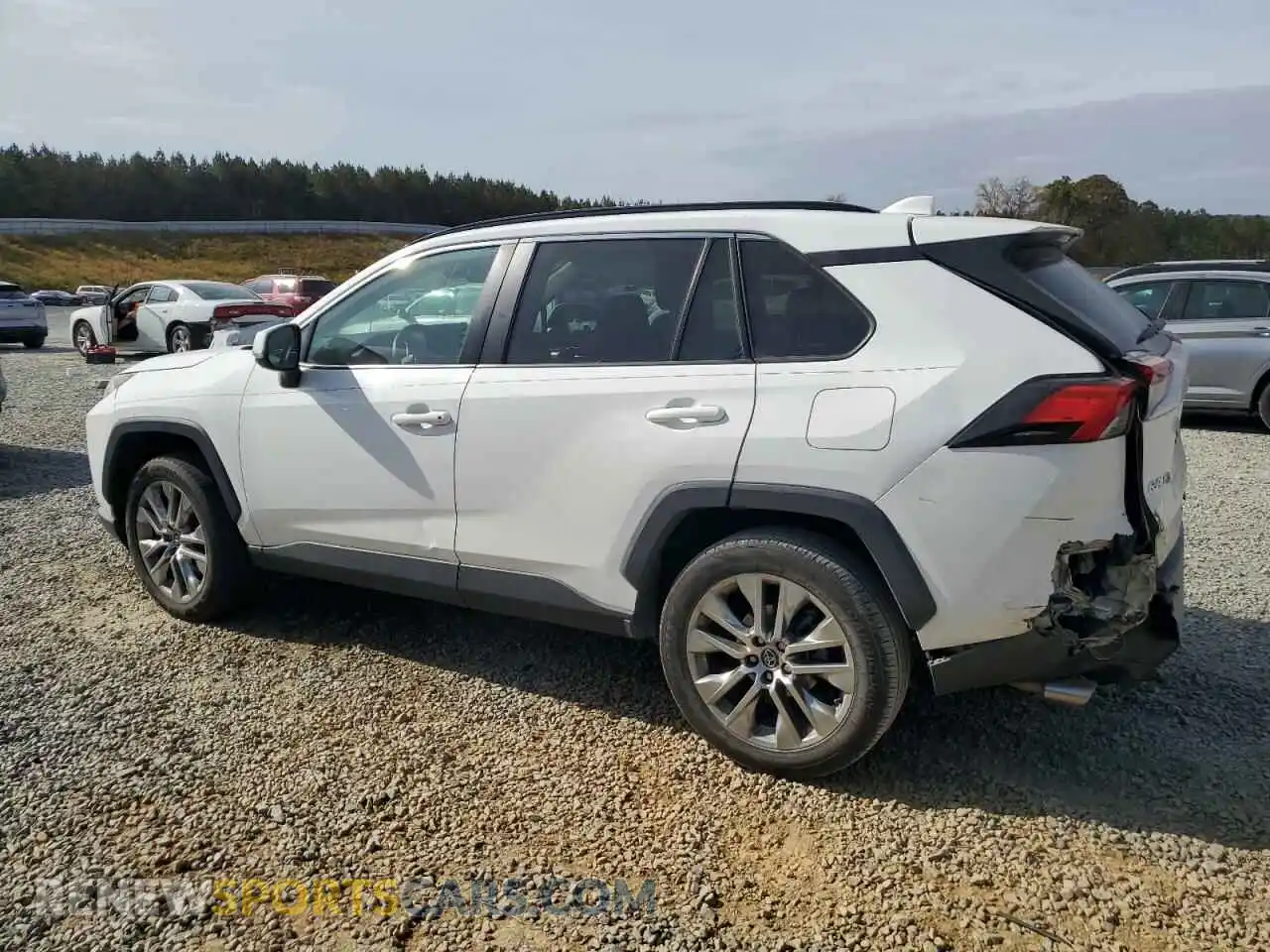 2 fotografías del automóvil dañado 2T3C1RFV7LW060004 TOYOTA RAV4 2020