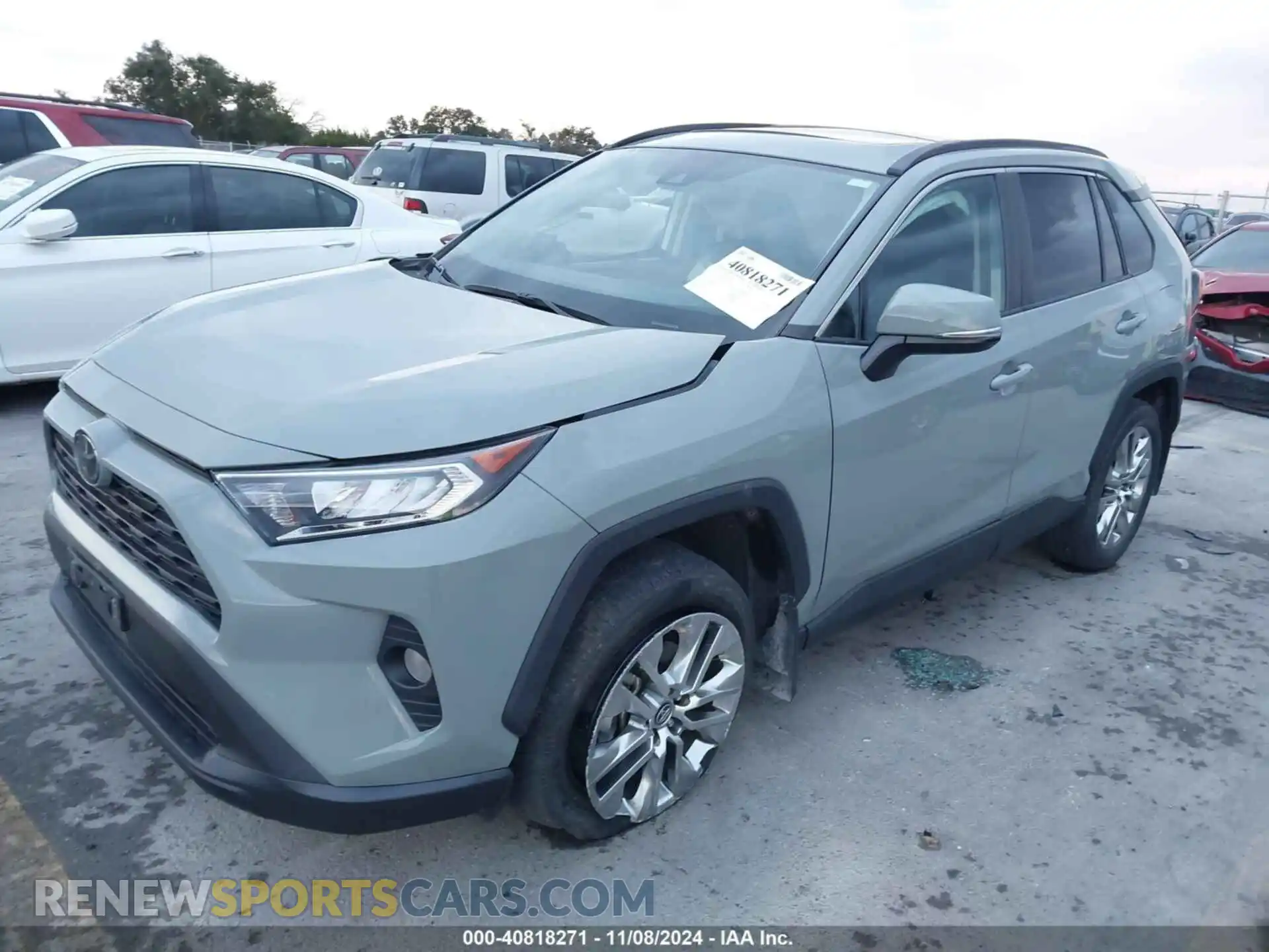 2 Фотография поврежденного автомобиля 2T3C1RFV7LW090779 TOYOTA RAV4 2020