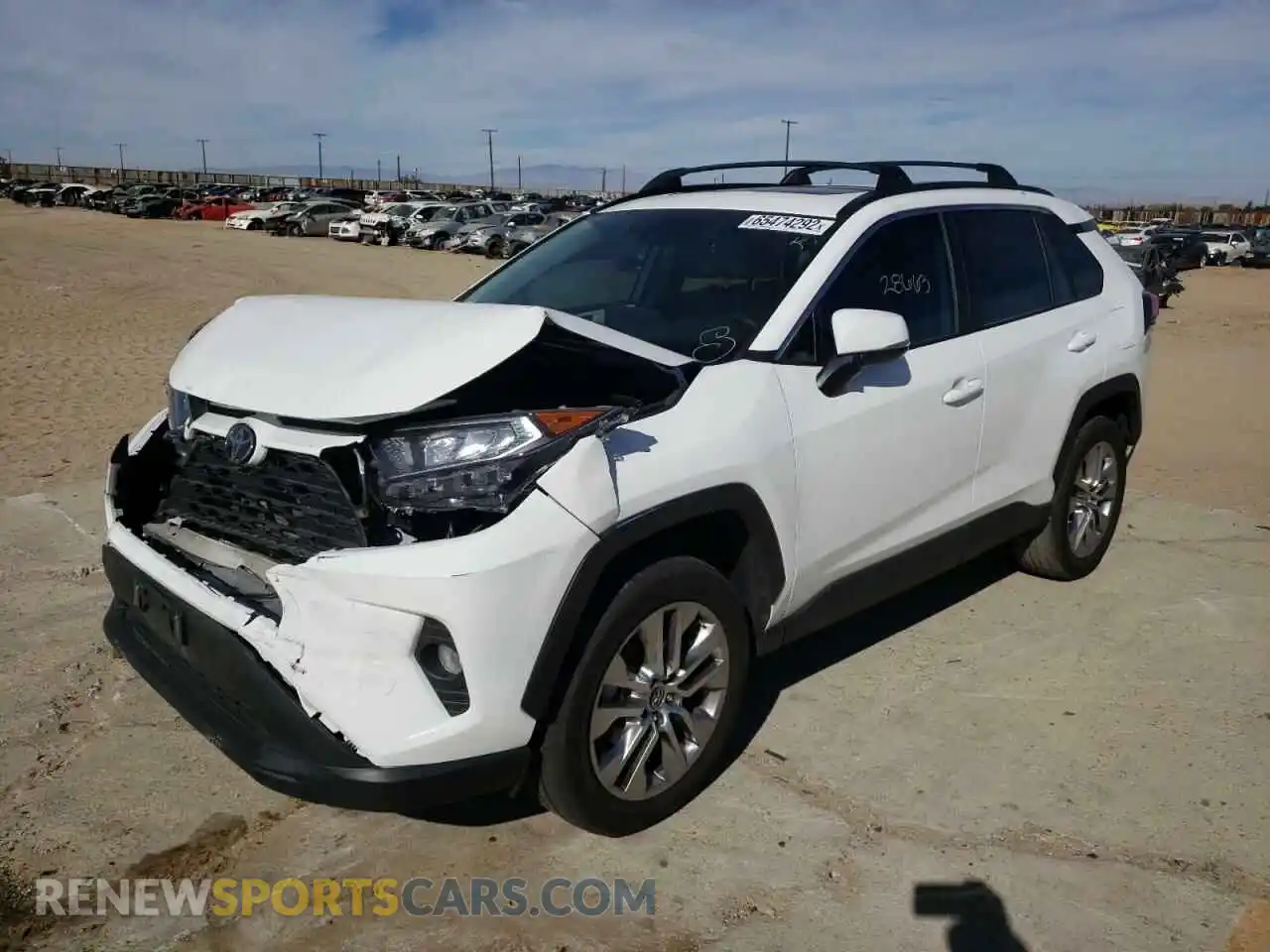 2 Photograph of a damaged car 2T3C1RFV9LW073529 TOYOTA RAV4 2020