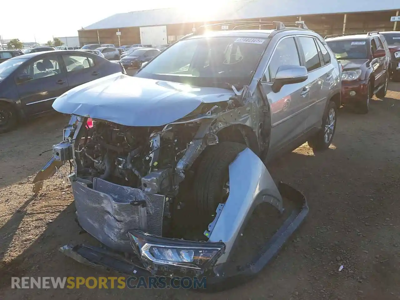 2 Photograph of a damaged car 2T3C1RFVXLC065716 TOYOTA RAV4 2020