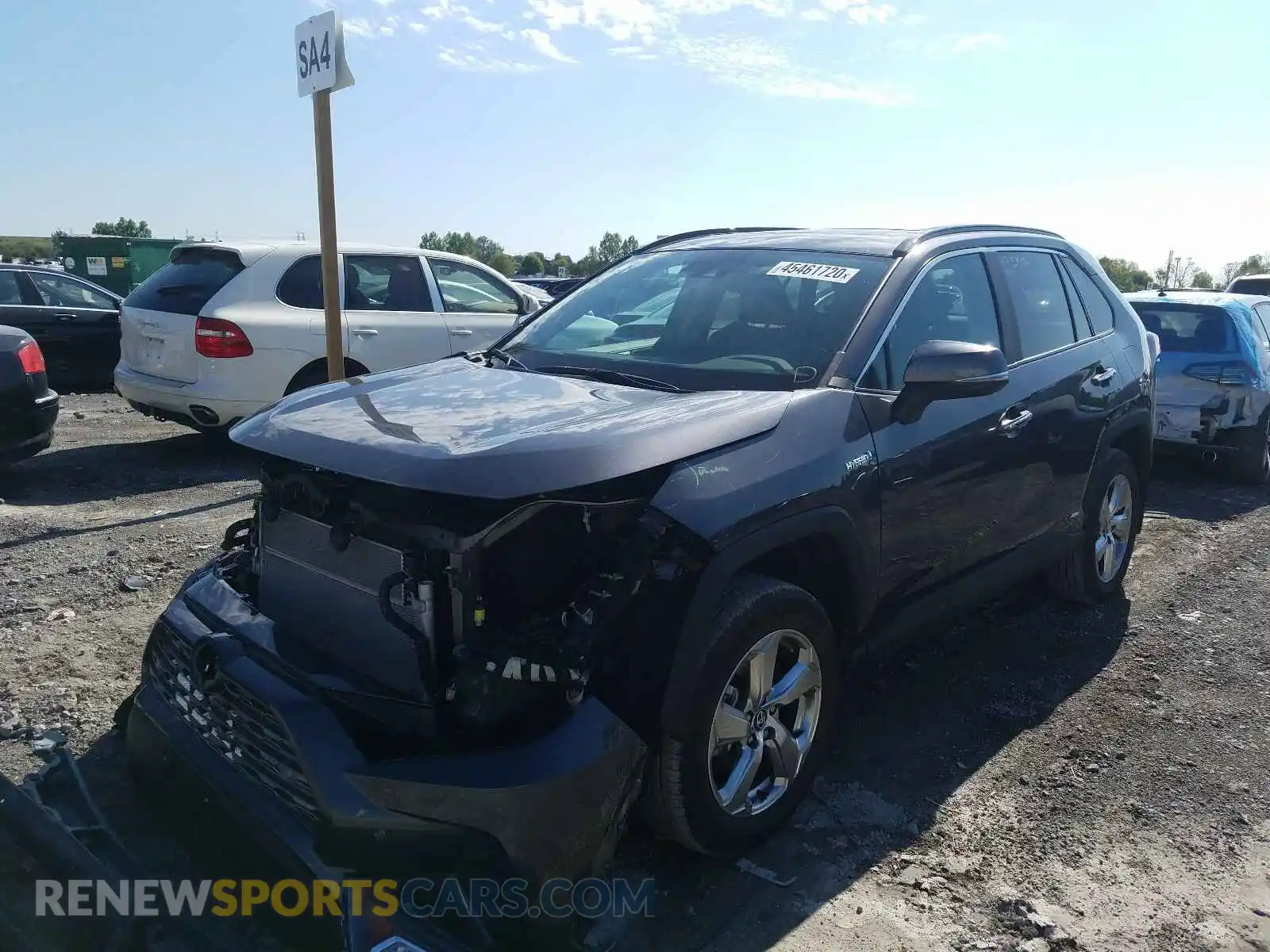 2 Photograph of a damaged car 2T3DWRFV0LW053563 TOYOTA RAV4 2020