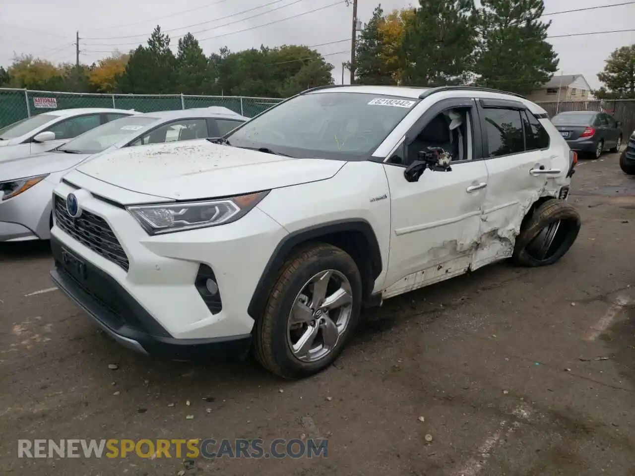 2 Photograph of a damaged car 2T3DWRFV0LW063221 TOYOTA RAV4 2020
