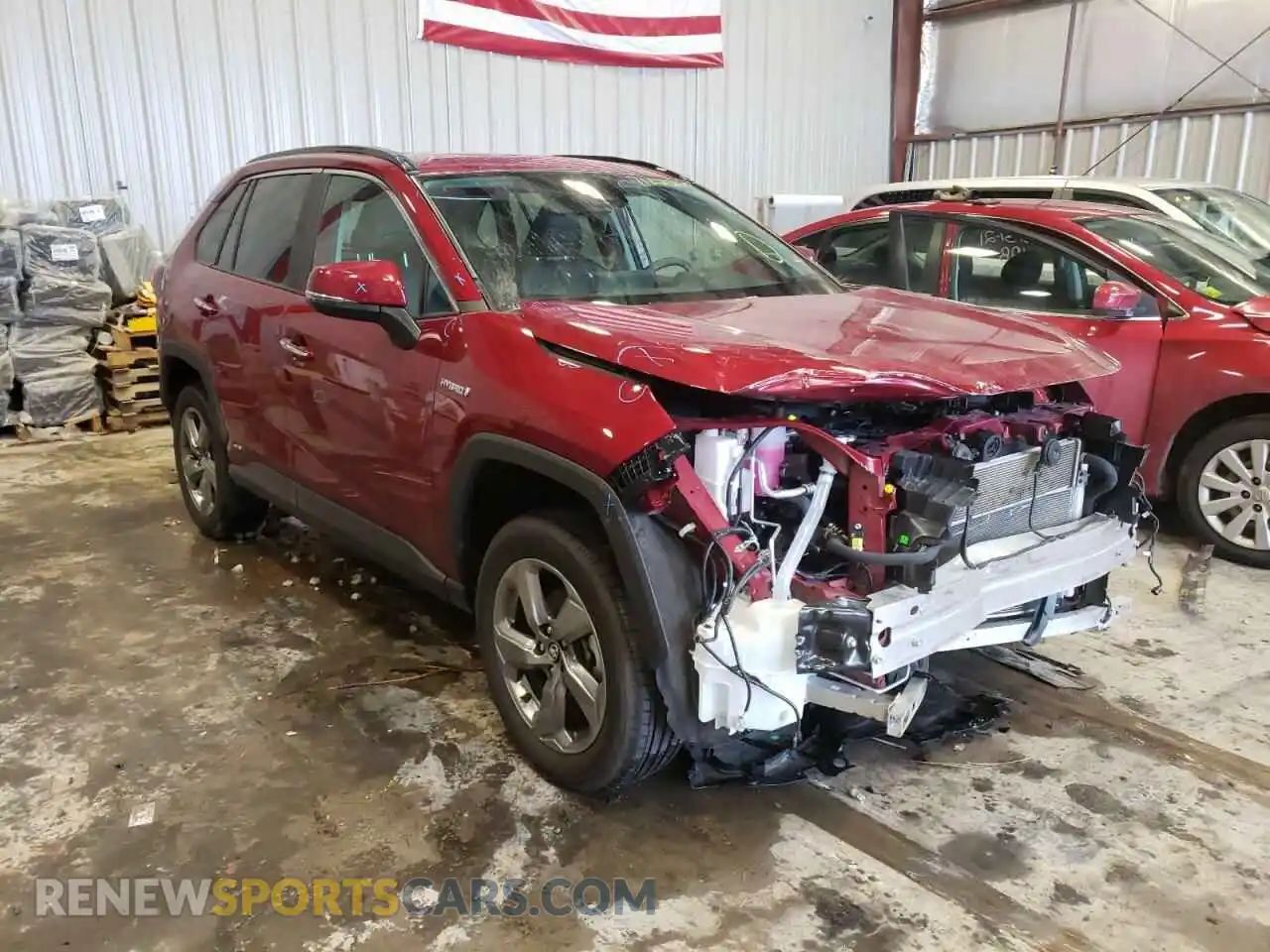 1 Photograph of a damaged car 2T3DWRFV0LW070461 TOYOTA RAV4 2020
