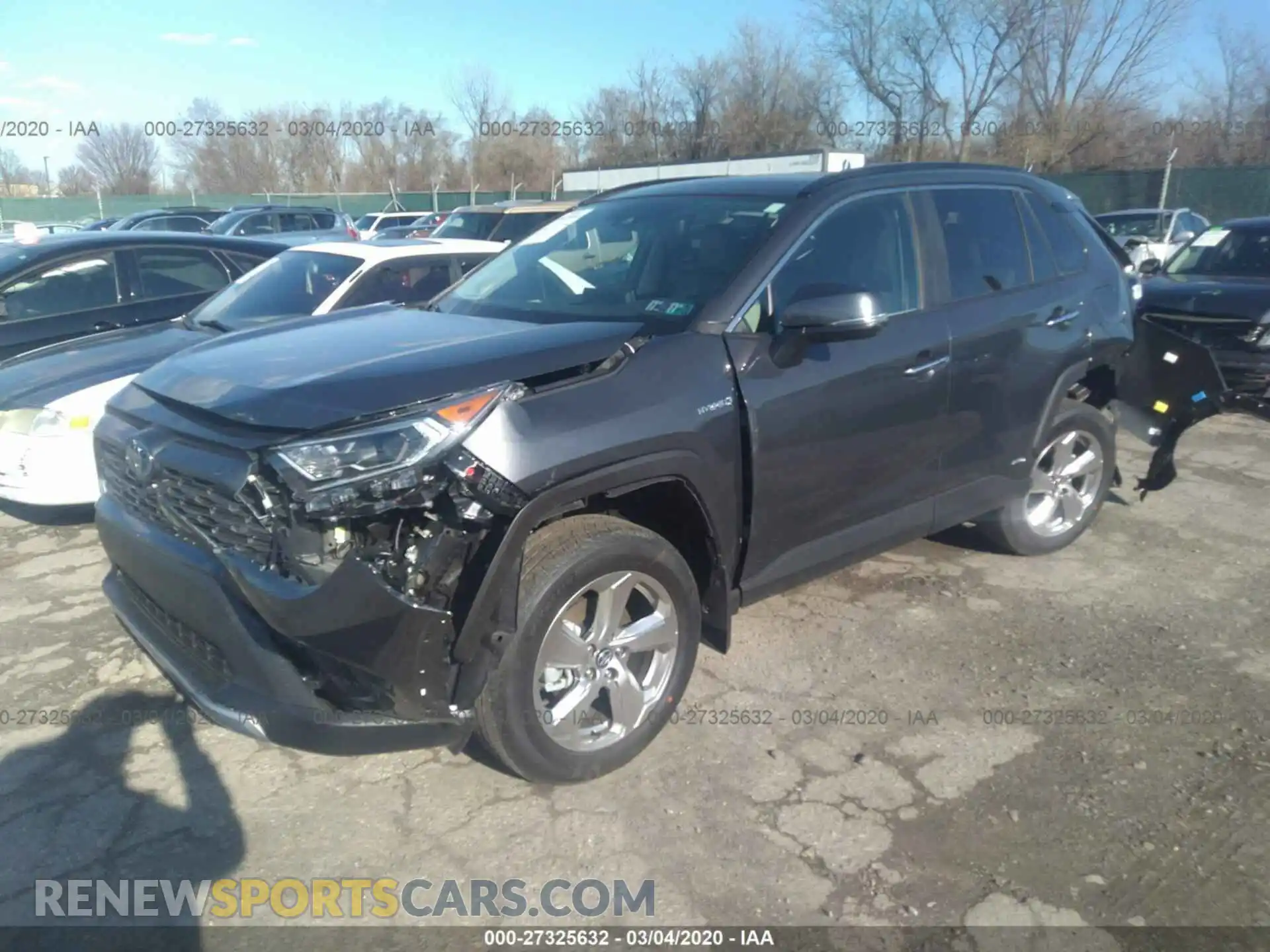 2 Photograph of a damaged car 2T3DWRFV1LW075247 TOYOTA RAV4 2020