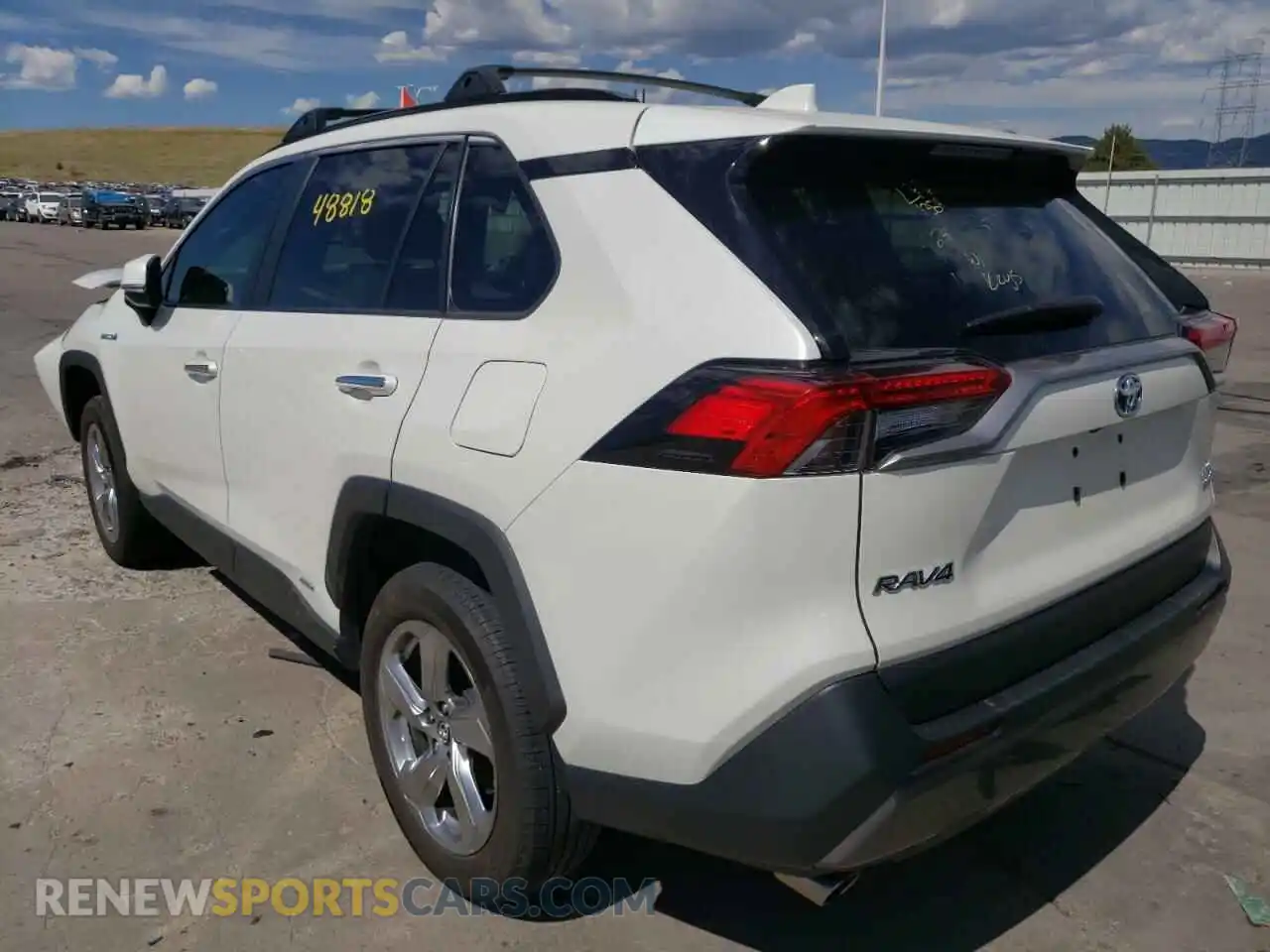 3 Фотография поврежденного автомобиля 2T3DWRFV7LW061384 TOYOTA RAV4 2020
