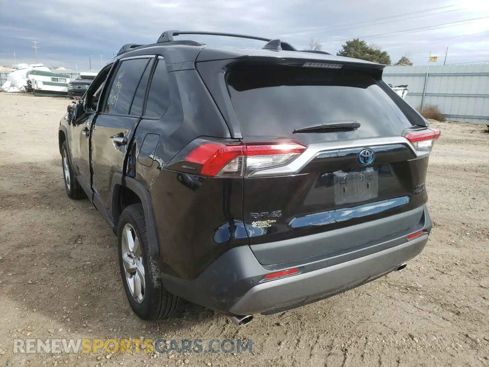 3 Photograph of a damaged car 2T3DWRFV7LW083966 TOYOTA RAV4 2020