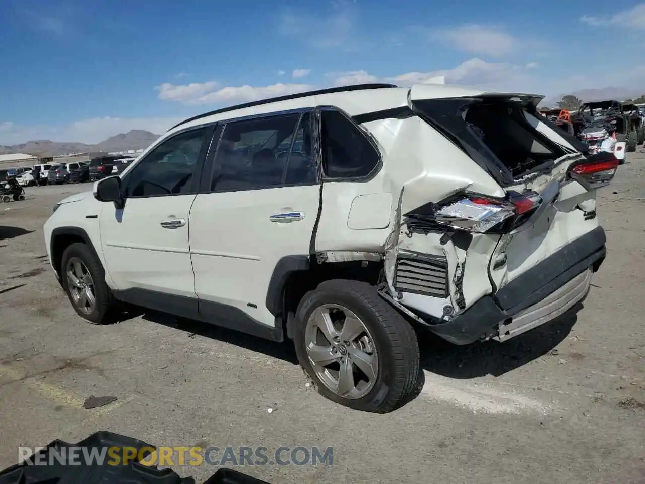 2 fotografías del automóvil dañado 2T3DWRFV8LW047445 TOYOTA RAV4 2020