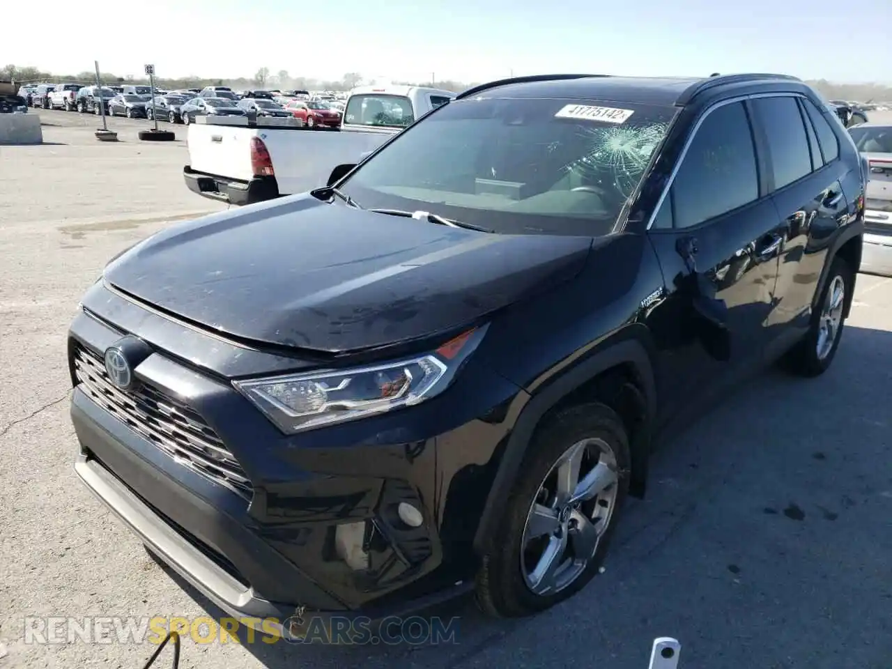 2 Photograph of a damaged car 2T3DWRFV8LW055299 TOYOTA RAV4 2020