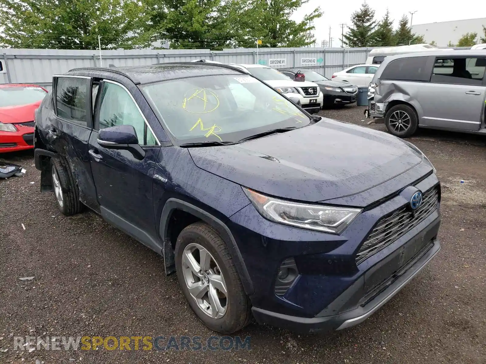1 fotografías del automóvil dañado 2T3DWRFV8LW100774 TOYOTA RAV4 2020