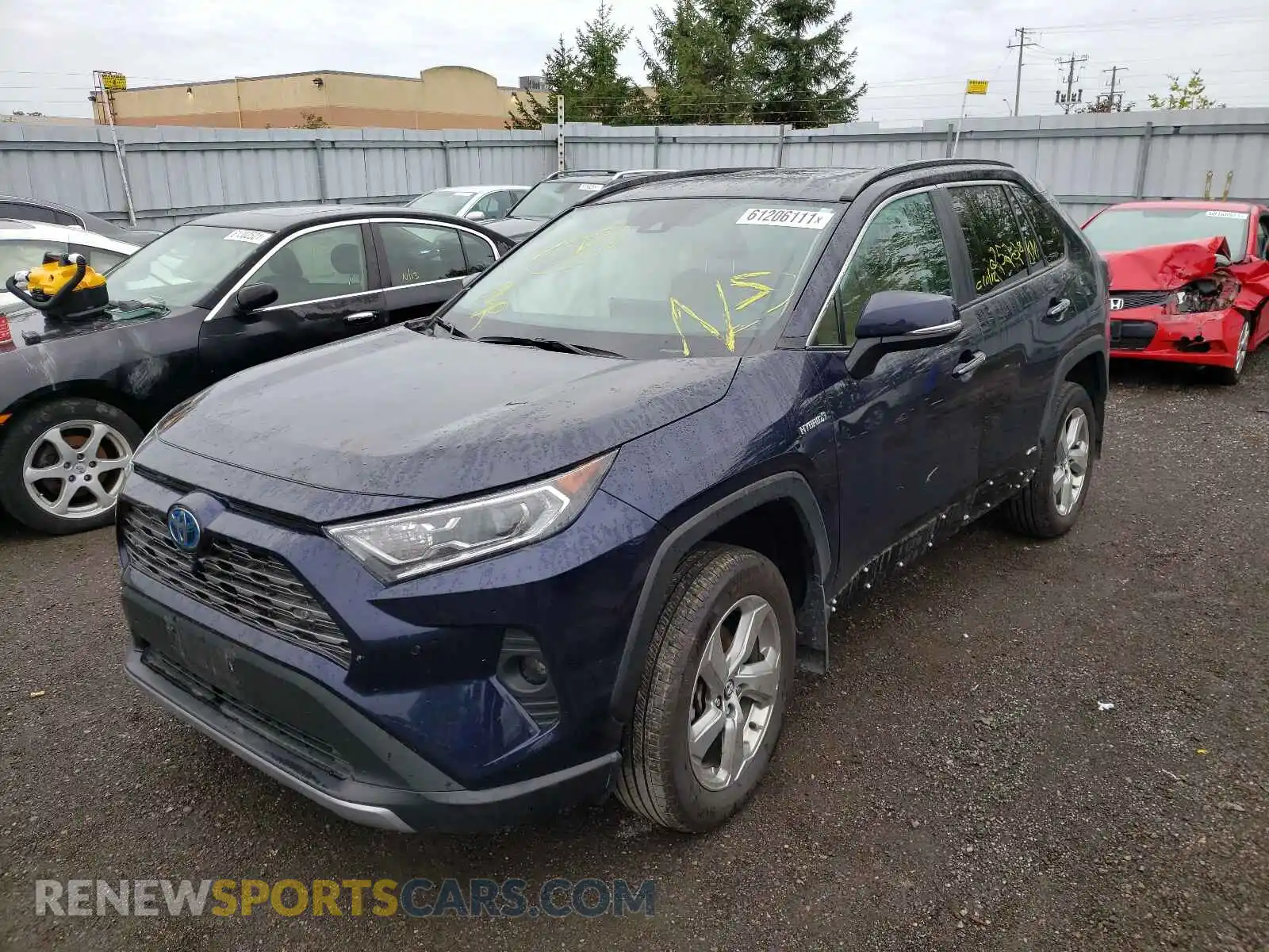 2 fotografías del automóvil dañado 2T3DWRFV8LW100774 TOYOTA RAV4 2020