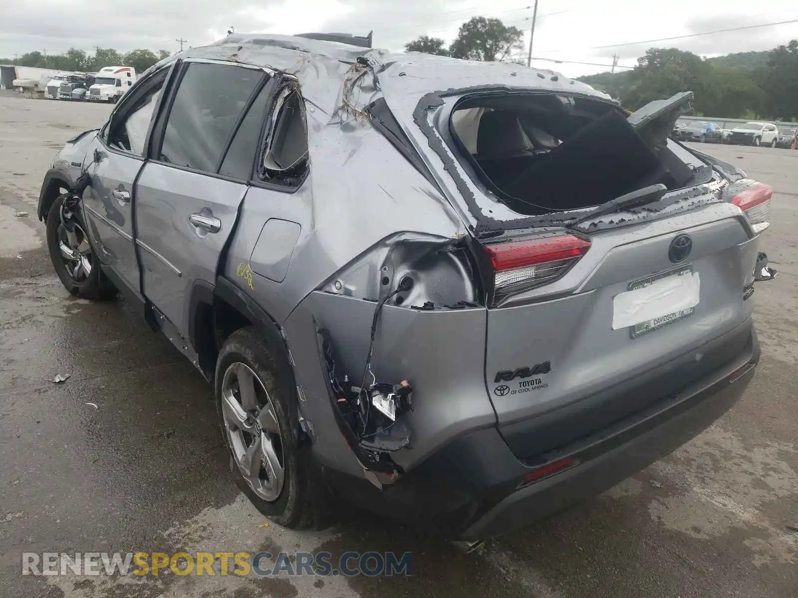 3 Photograph of a damaged car 2T3DWRFVXLW056891 TOYOTA RAV4 2020