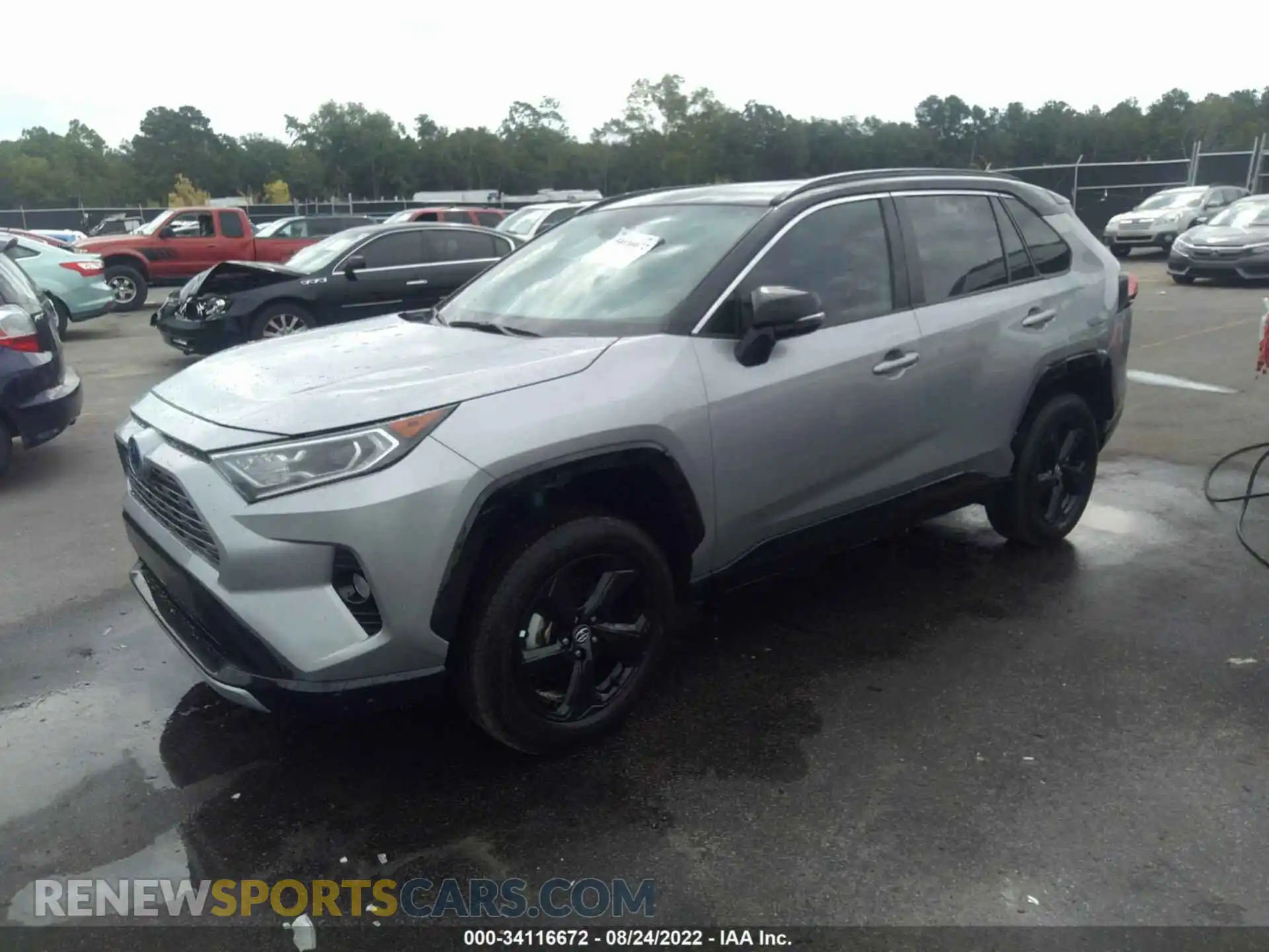 2 Photograph of a damaged car 2T3EWRFV1LW076063 TOYOTA RAV4 2020