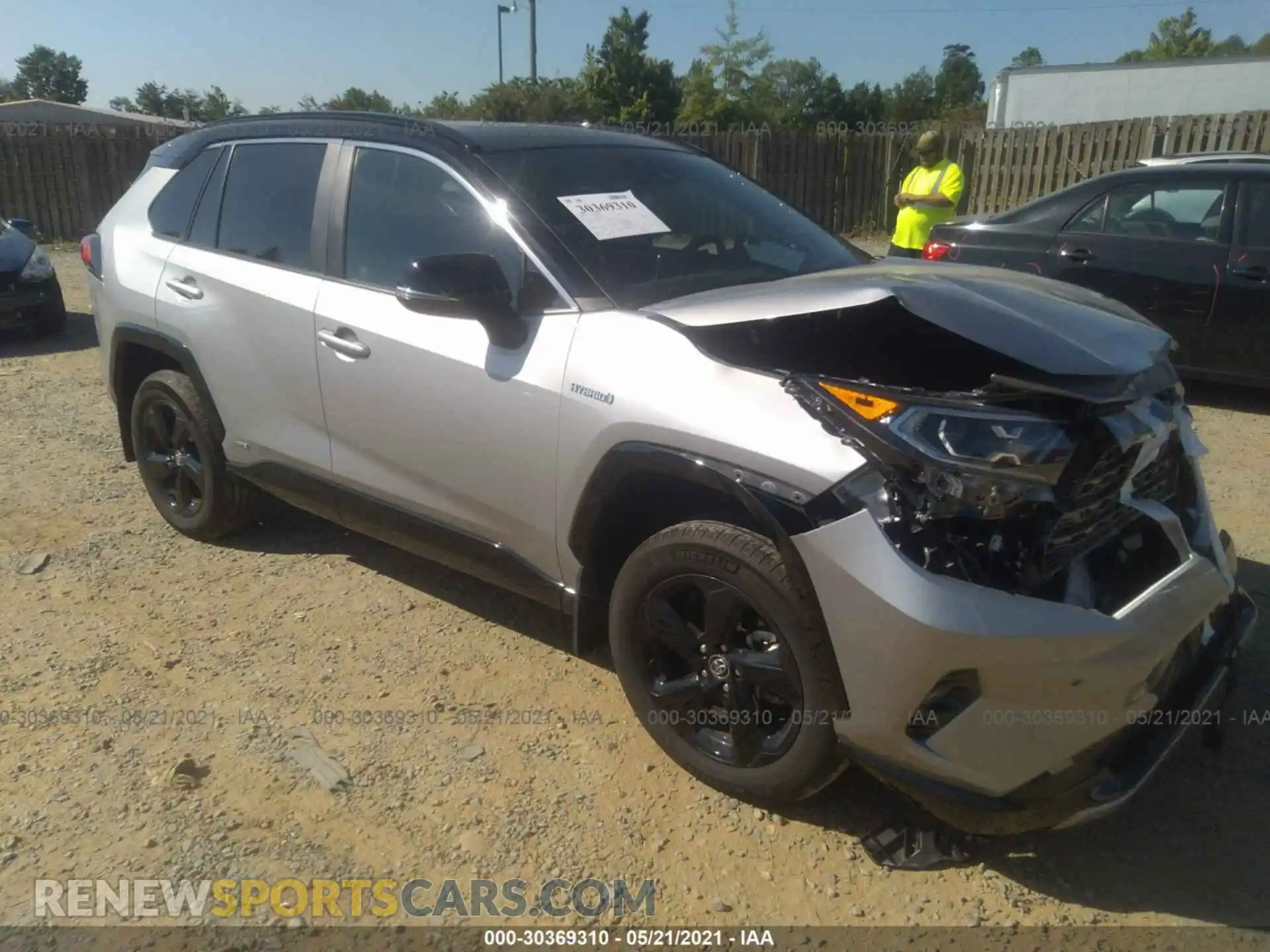 1 Фотография поврежденного автомобиля 2T3EWRFV1LW091727 TOYOTA RAV4 2020