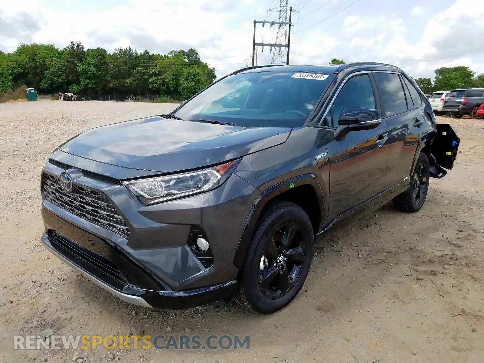 2 Photograph of a damaged car 2T3EWRFV3LW075657 TOYOTA RAV4 2020