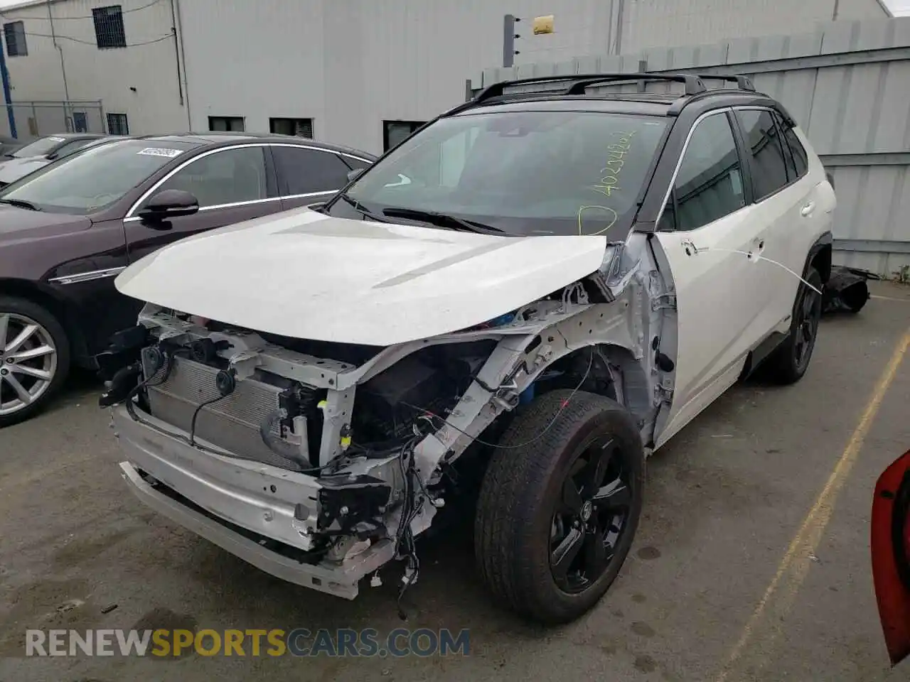 2 Фотография поврежденного автомобиля 2T3EWRFV5LW084683 TOYOTA RAV4 2020