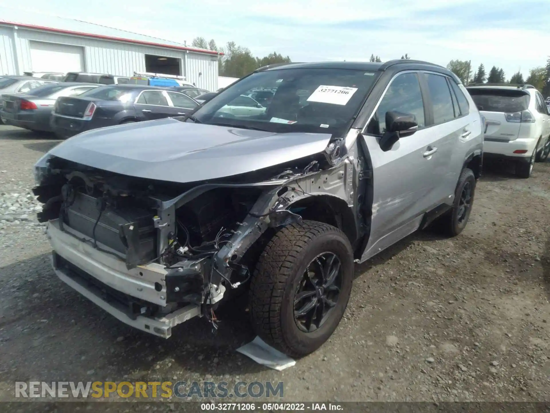 2 Photograph of a damaged car 2T3EWRFV5LW098096 TOYOTA RAV4 2020