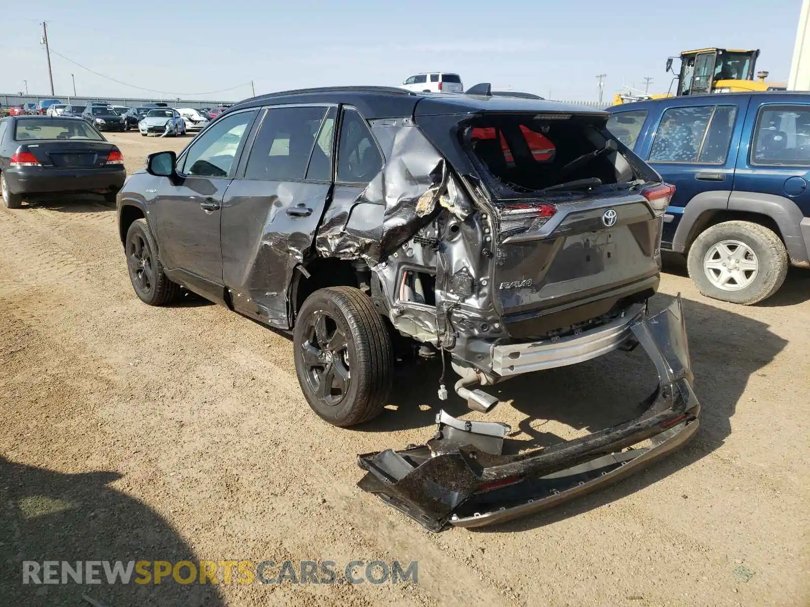3 Photograph of a damaged car 2T3EWRFV8LW058255 TOYOTA RAV4 2020