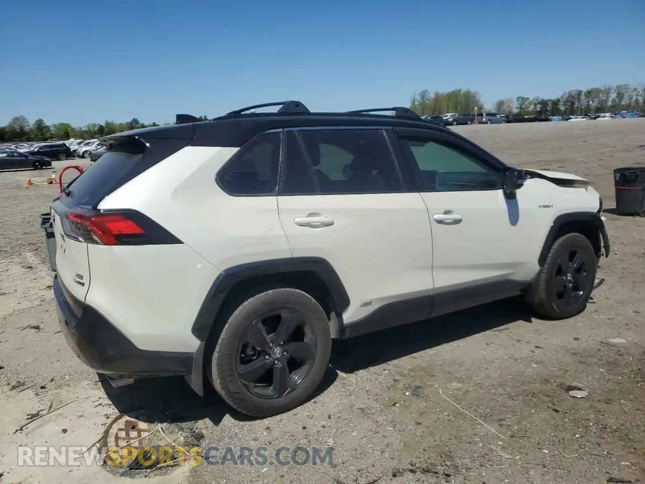 3 fotografías del automóvil dañado 2T3EWRFV8LW080059 TOYOTA RAV4 2020