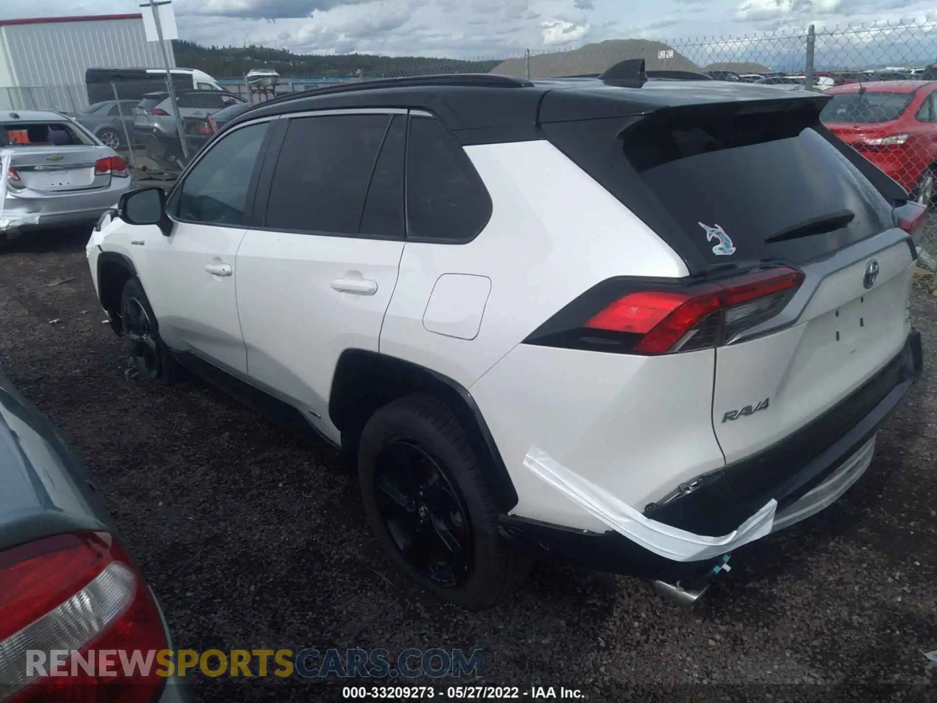 3 Фотография поврежденного автомобиля 2T3EWRFV9LW076277 TOYOTA RAV4 2020