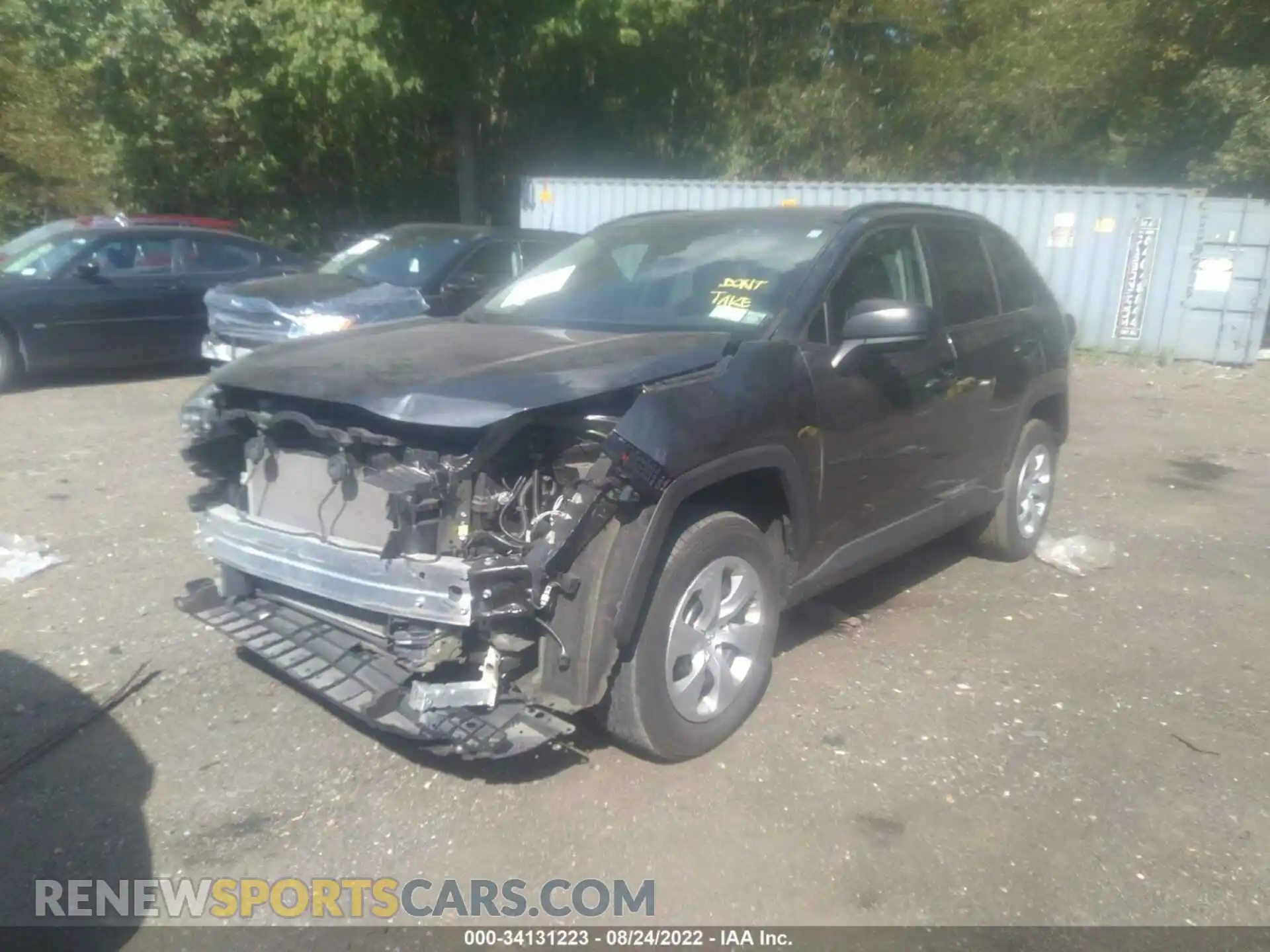 2 Photograph of a damaged car 2T3F1RFV0LC065432 TOYOTA RAV4 2020
