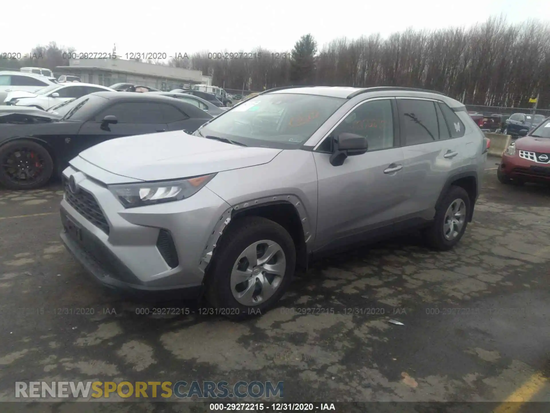 2 Photograph of a damaged car 2T3F1RFV0LC071571 TOYOTA RAV4 2020