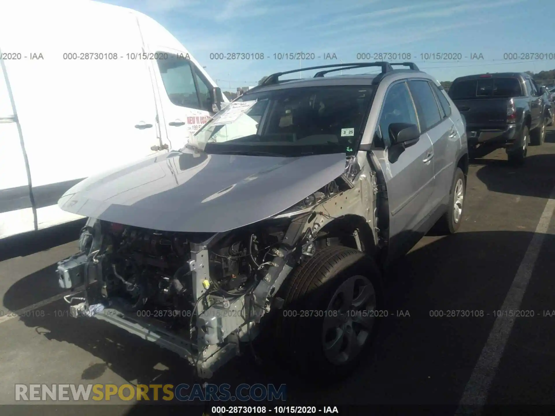 2 Photograph of a damaged car 2T3F1RFV0LC077497 TOYOTA RAV4 2020