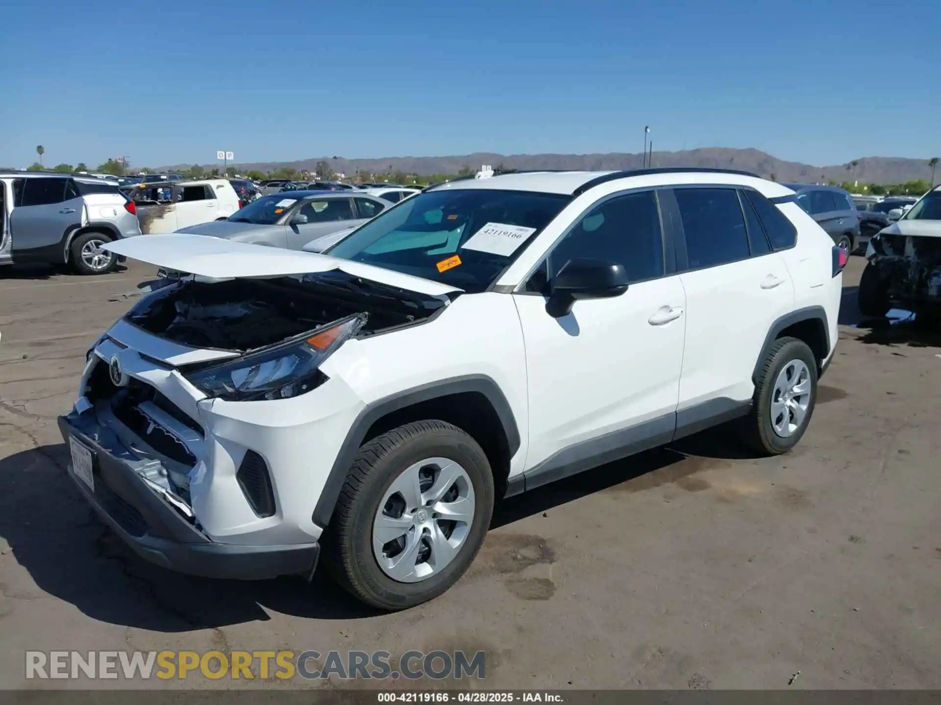 2 Photograph of a damaged car 2T3F1RFV0LC090346 TOYOTA RAV4 2020