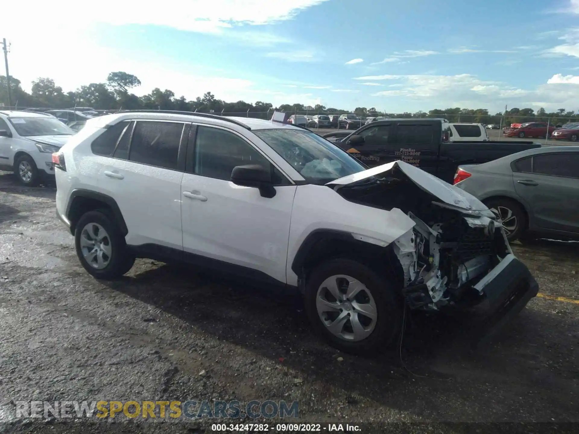 1 Photograph of a damaged car 2T3F1RFV0LC102561 TOYOTA RAV4 2020
