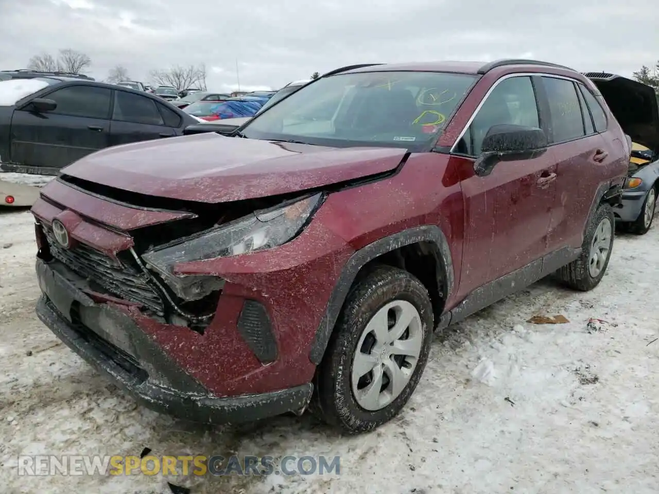 2 Photograph of a damaged car 2T3F1RFV0LC129047 TOYOTA RAV4 2020